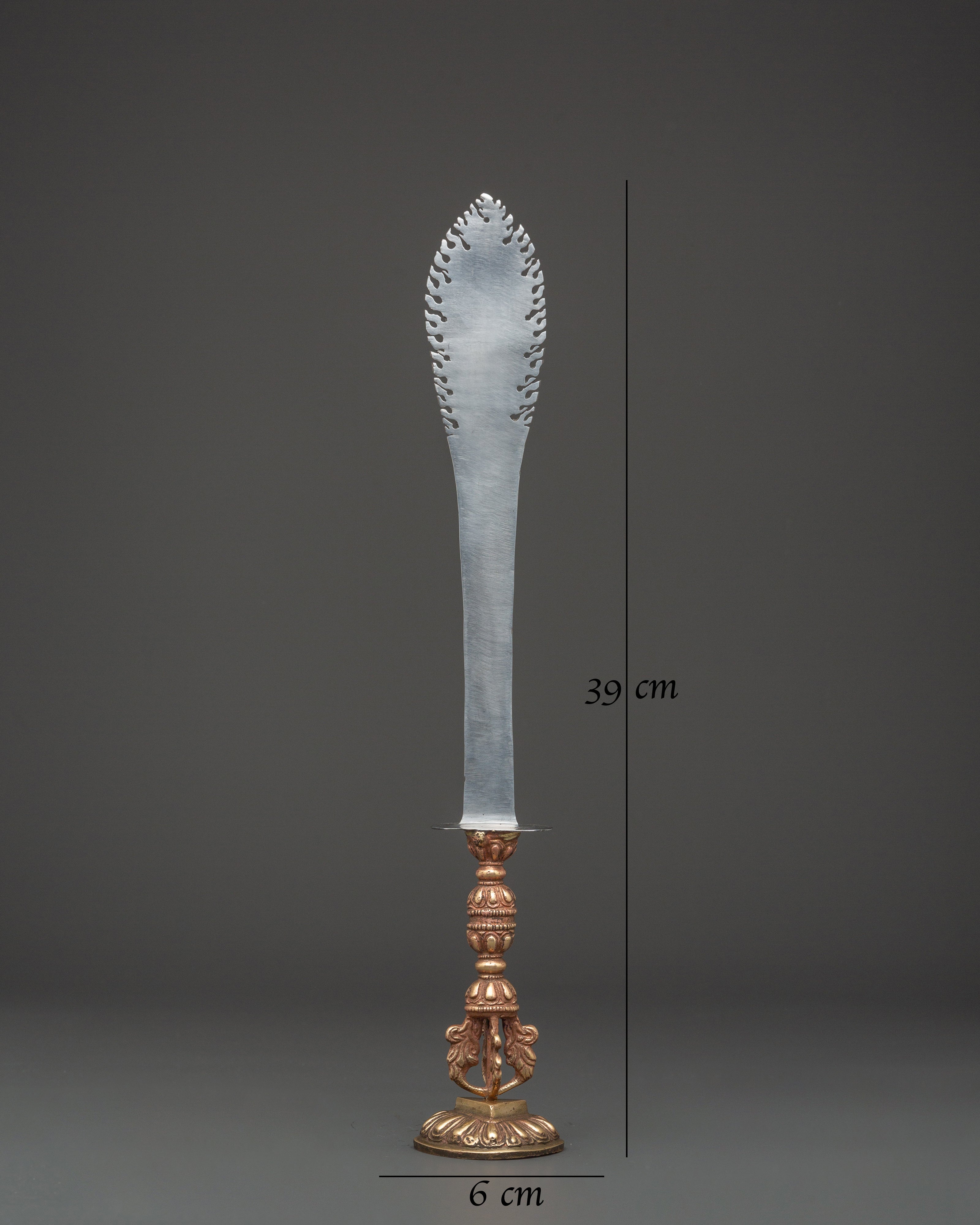 Buddhist Vajra Sword | Tibetan Ritual Ceremonial Blade