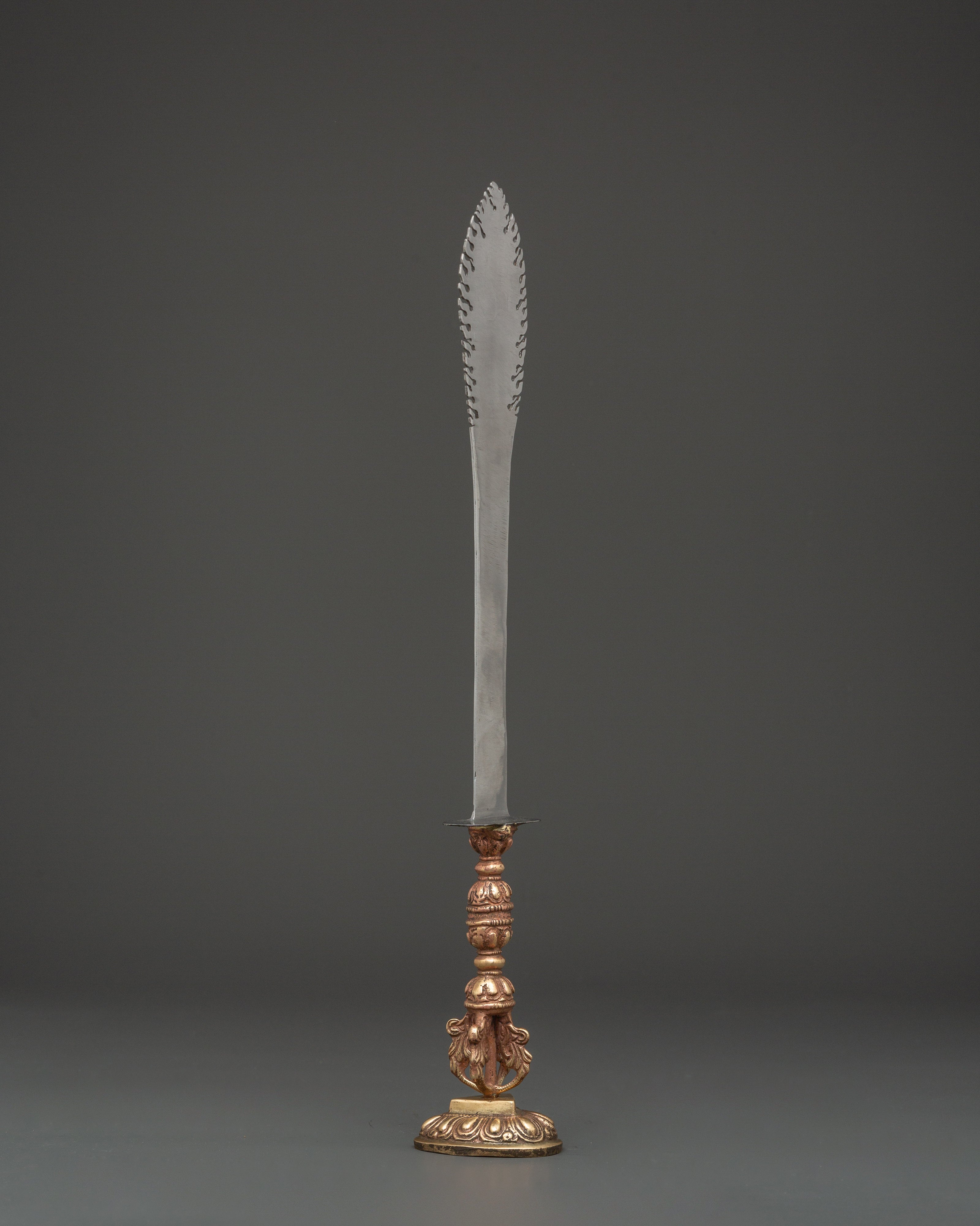 Buddhist Vajra Sword | Tibetan Ritual Ceremonial Blade