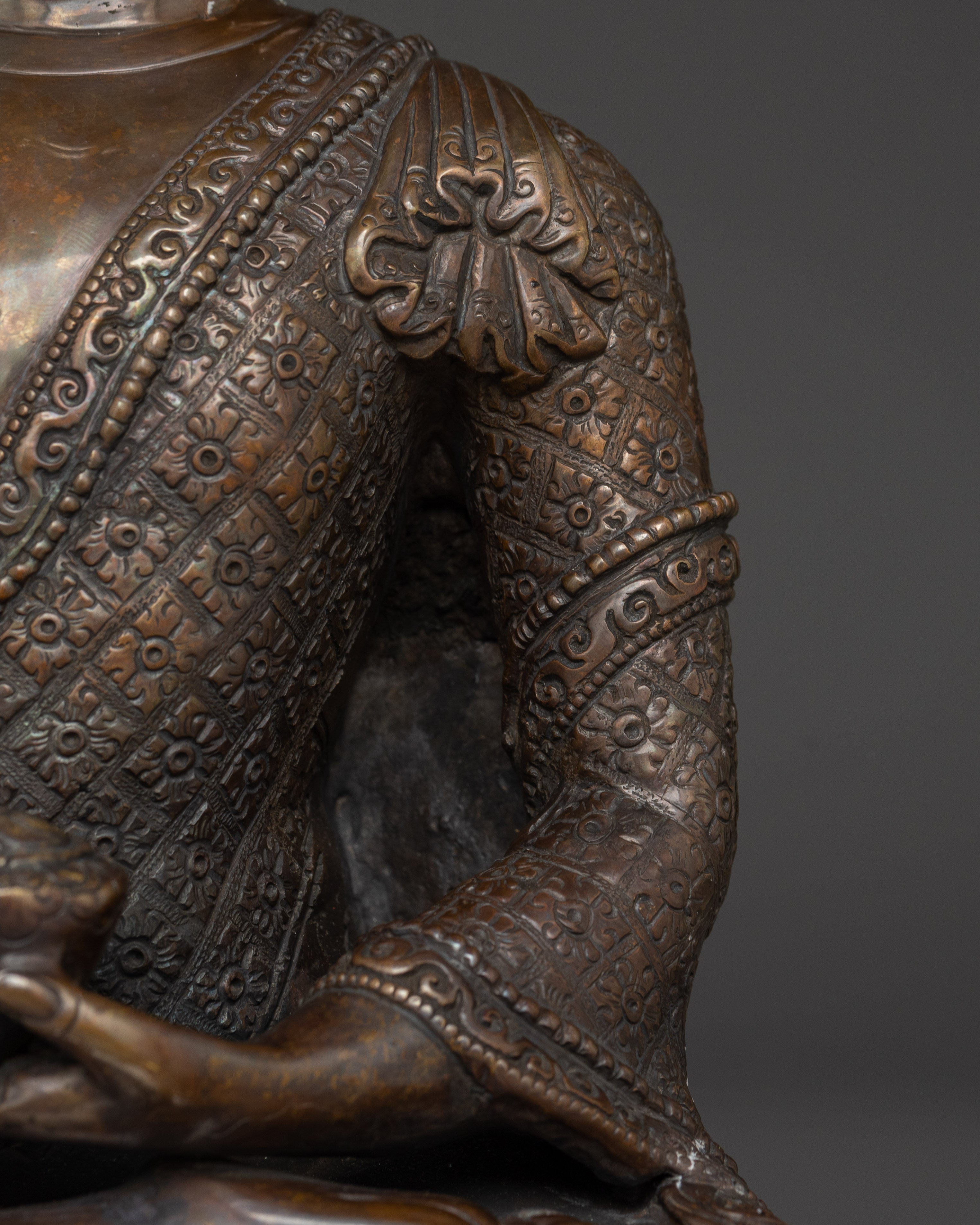 Shakyamuni Buddha Touching Earth Mudra | Tibetan Meditation Statue