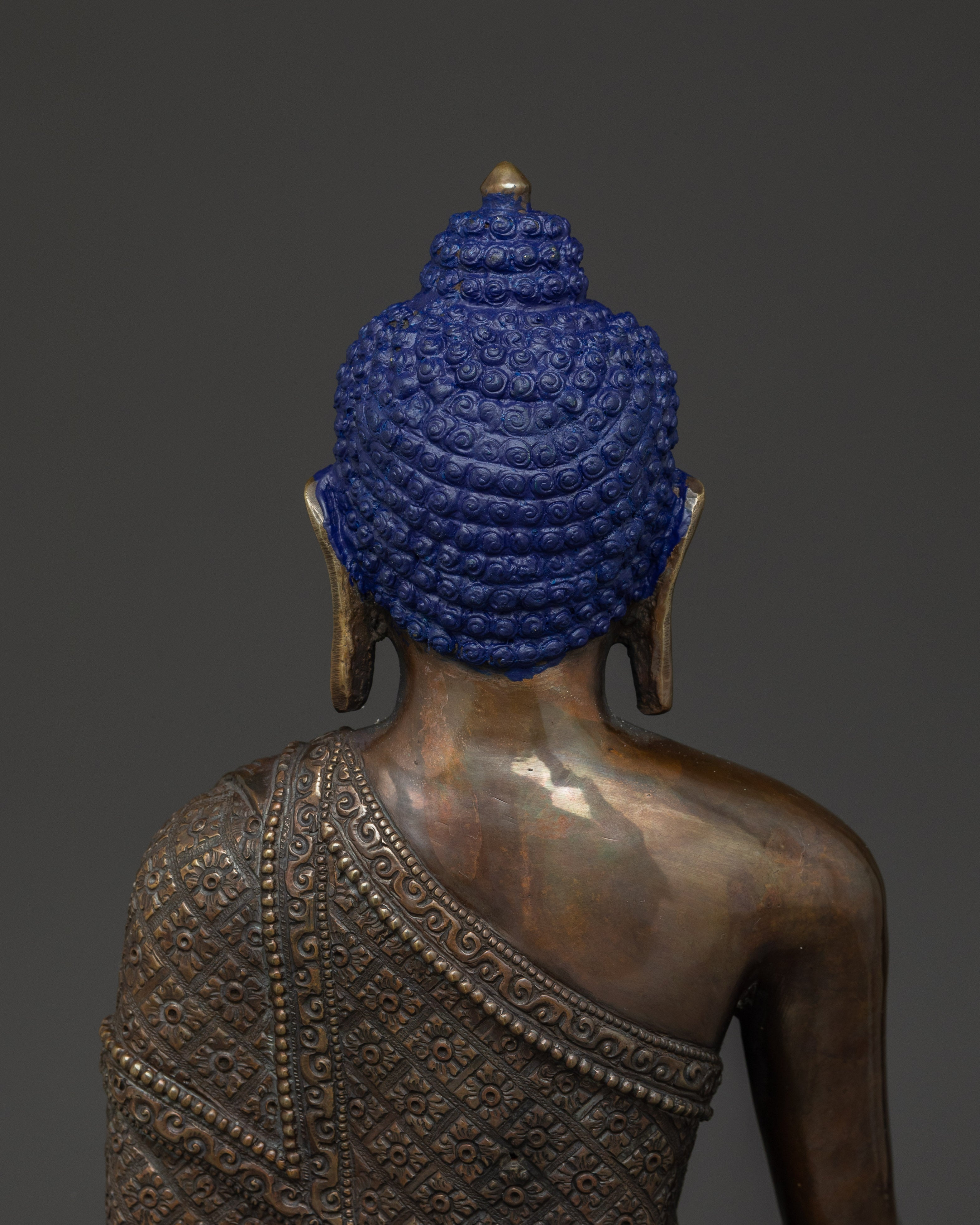 Shakyamuni Buddha Touching Earth Mudra | Tibetan Meditation Statue