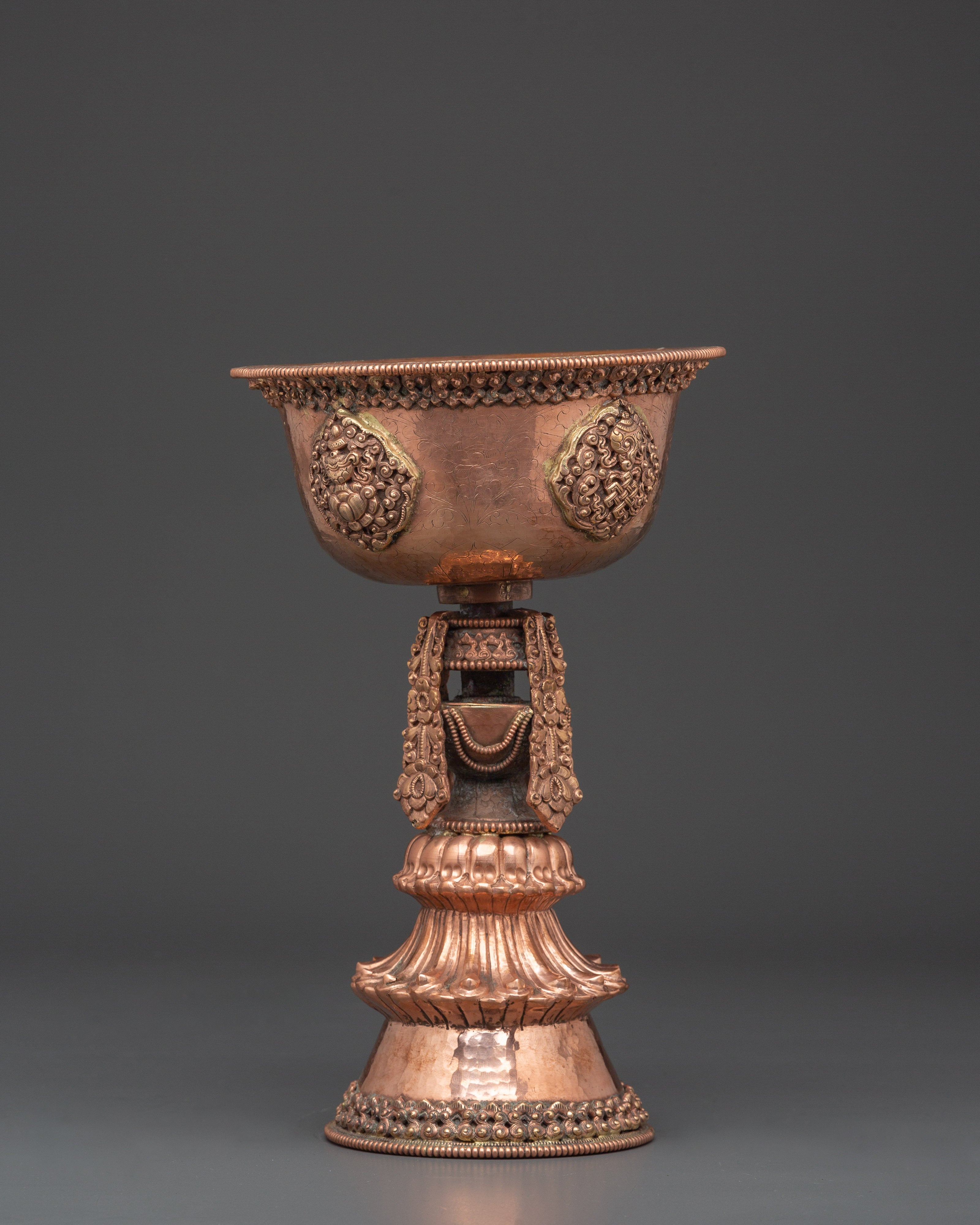 Tibetan Buddhist Butter Lamp Set