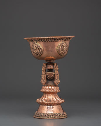 Tibetan Buddhist Butter Lamp Set