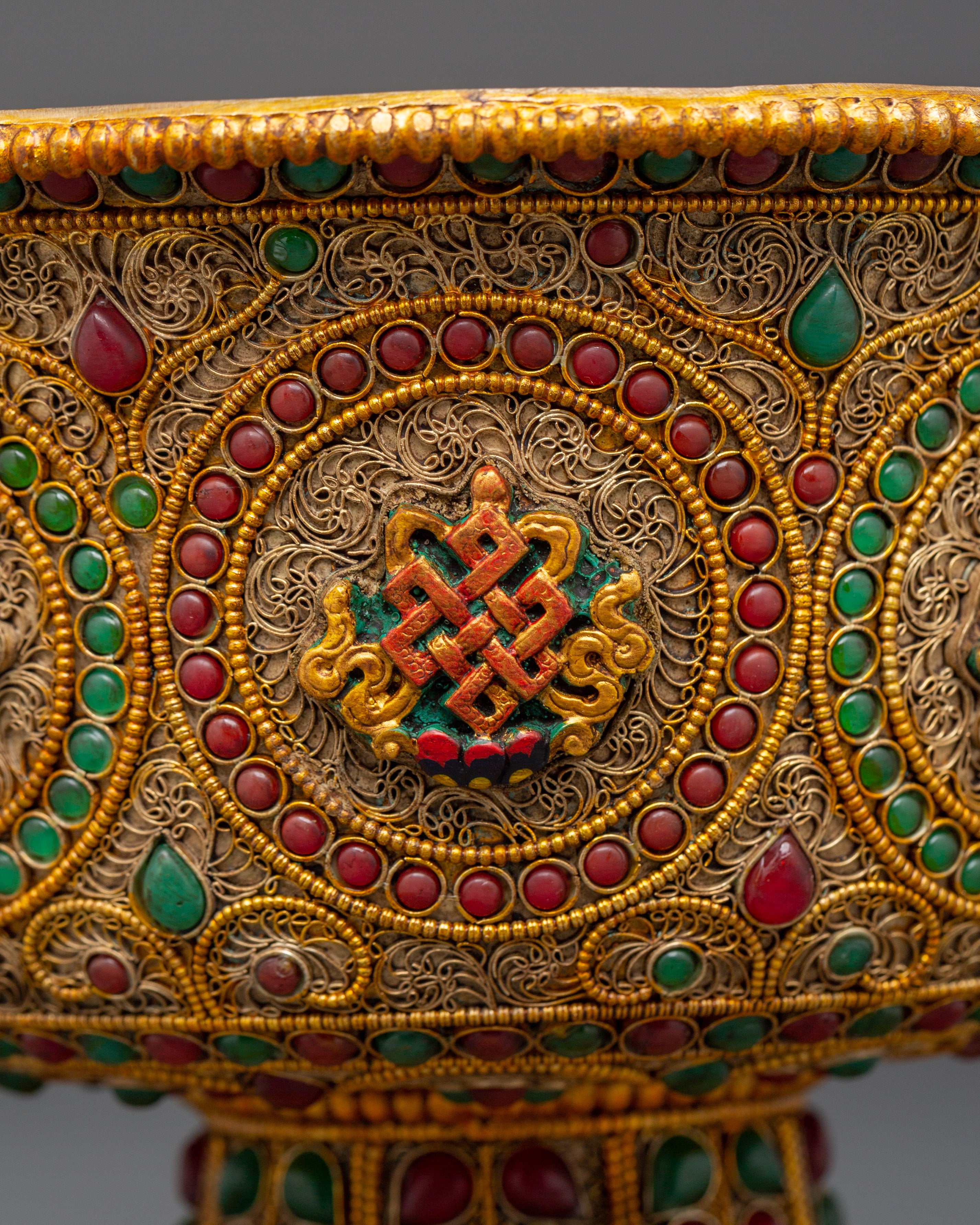 Ceremonial Offering Bowl Set For Spiritual Practices | Traditional Bowl for Water Offering