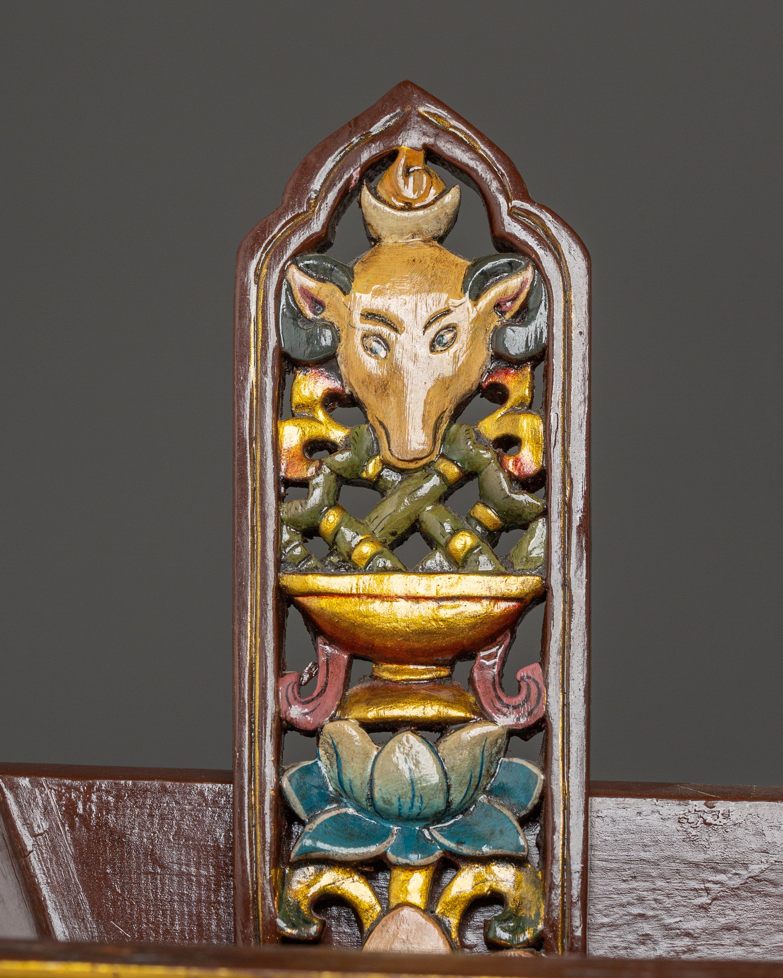 The Tibetan Buddhist Chemar Box | Sacred Box For Buddhist Rituals and Sacred Ceremonies