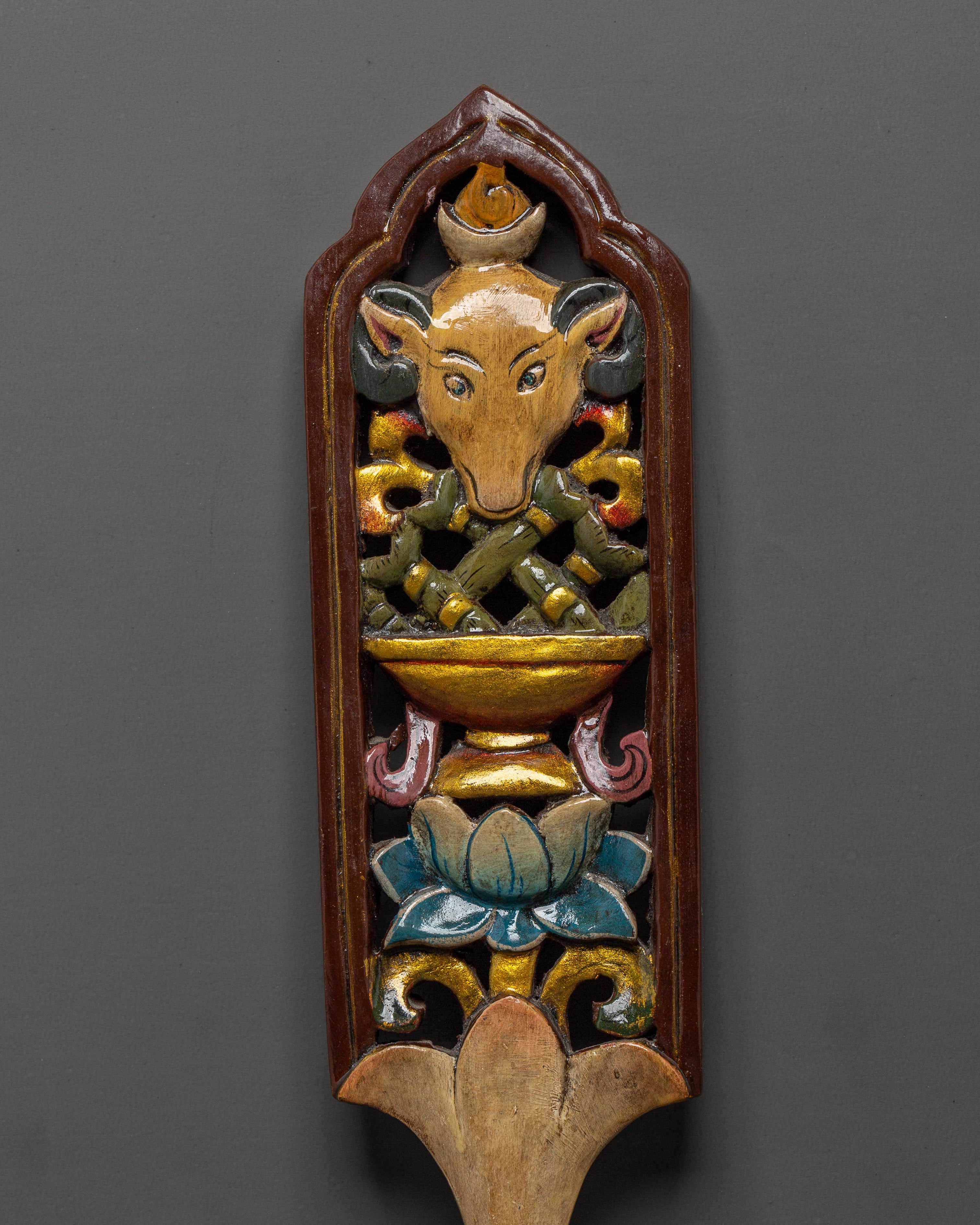 The Tibetan Buddhist Chemar Box | Sacred Box For Buddhist Rituals and Sacred Ceremonies