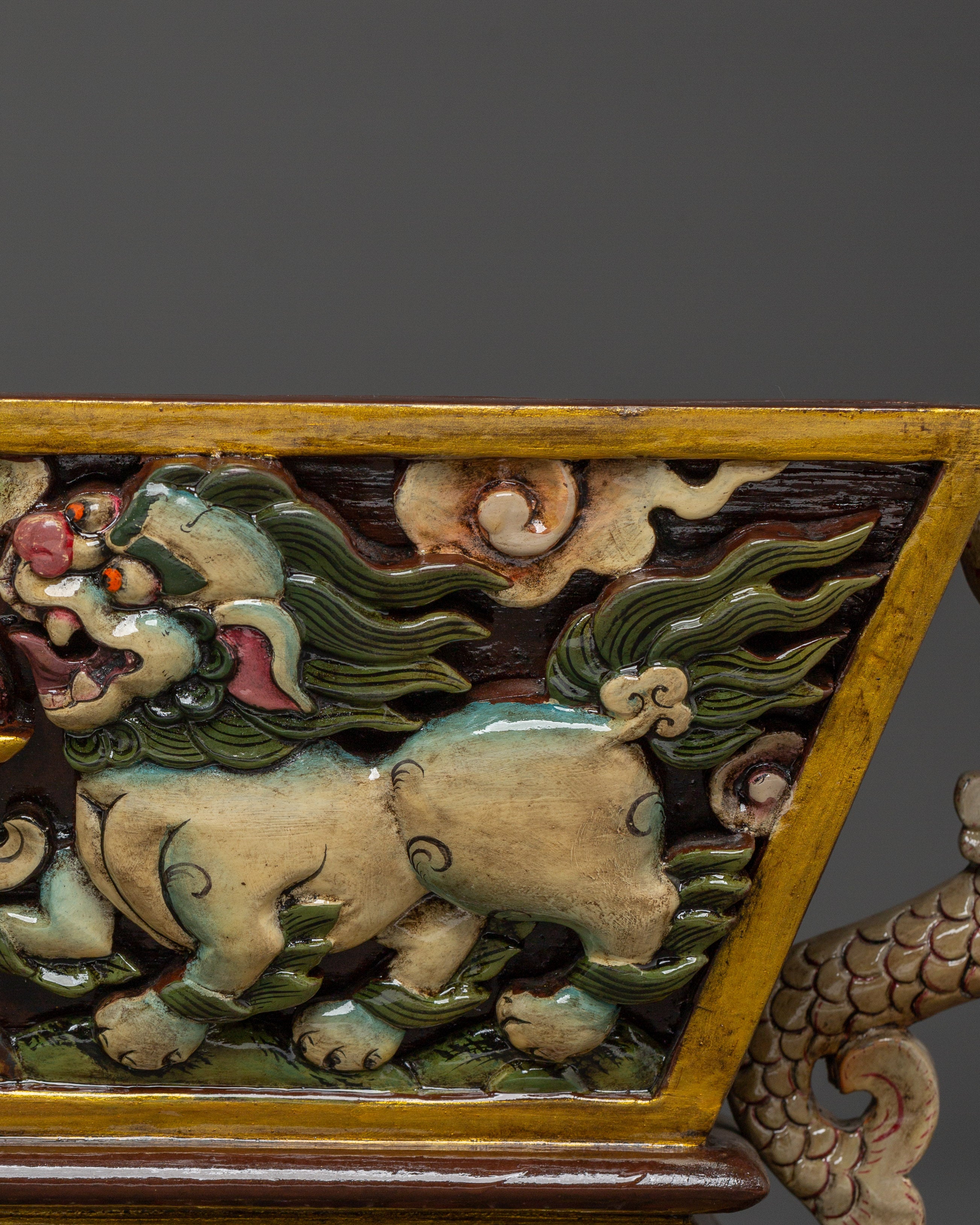 The Tibetan Buddhist Chemar Box | Sacred Box For Buddhist Rituals and Sacred Ceremonies