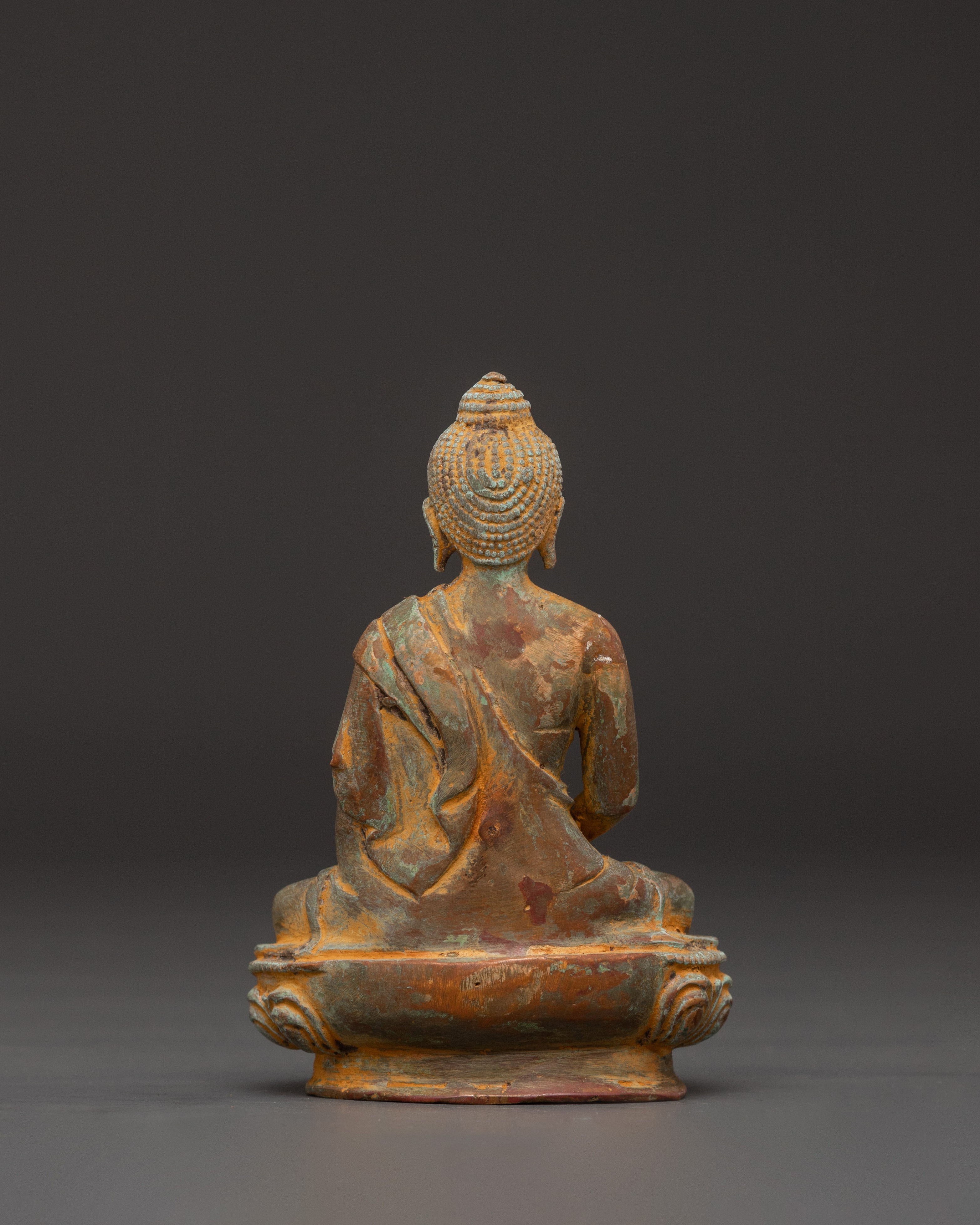 Amitabha Buddha Buddhist Statue | Copper Sculpture Symbolizing Compassion & Peace