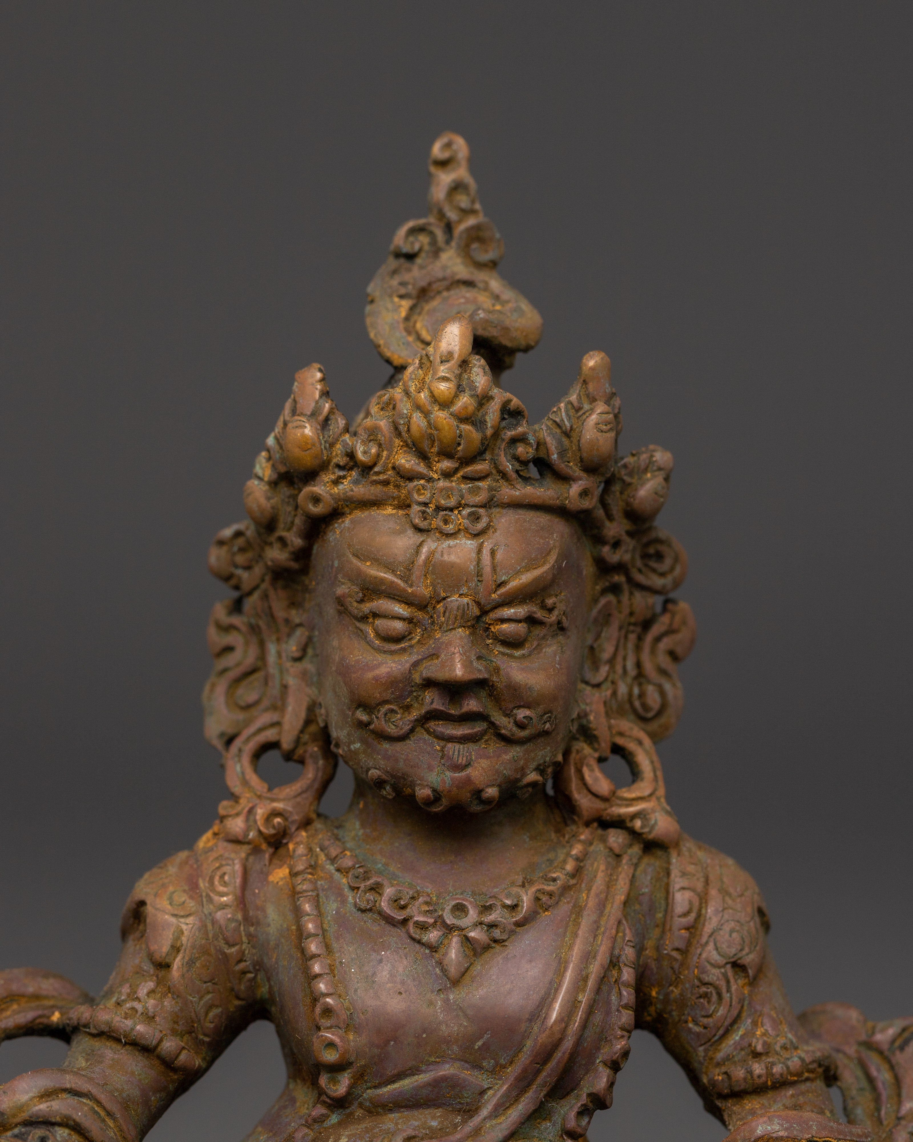 Dzambhala Statue of Wealth Deity | Traditional Buddhist Art Work