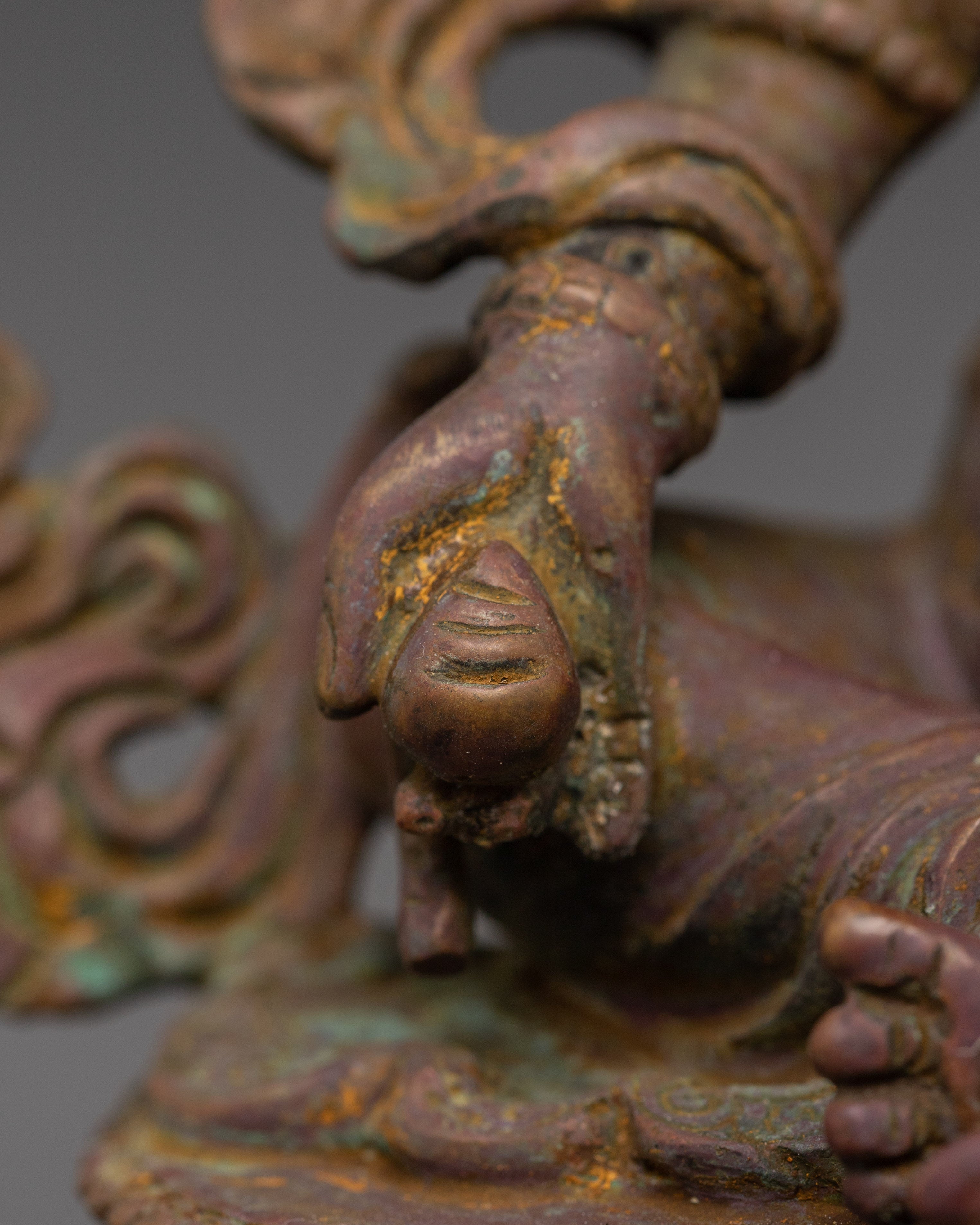 Dzambhala Statue of Wealth Deity | Traditional Buddhist Art Work