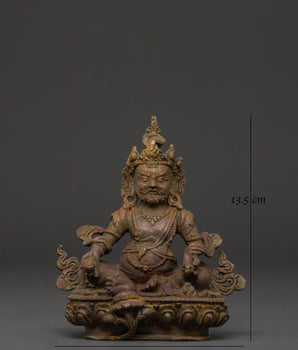 Dzambhala Statue of Wealth Deity | Traditional Buddhist Art Work
