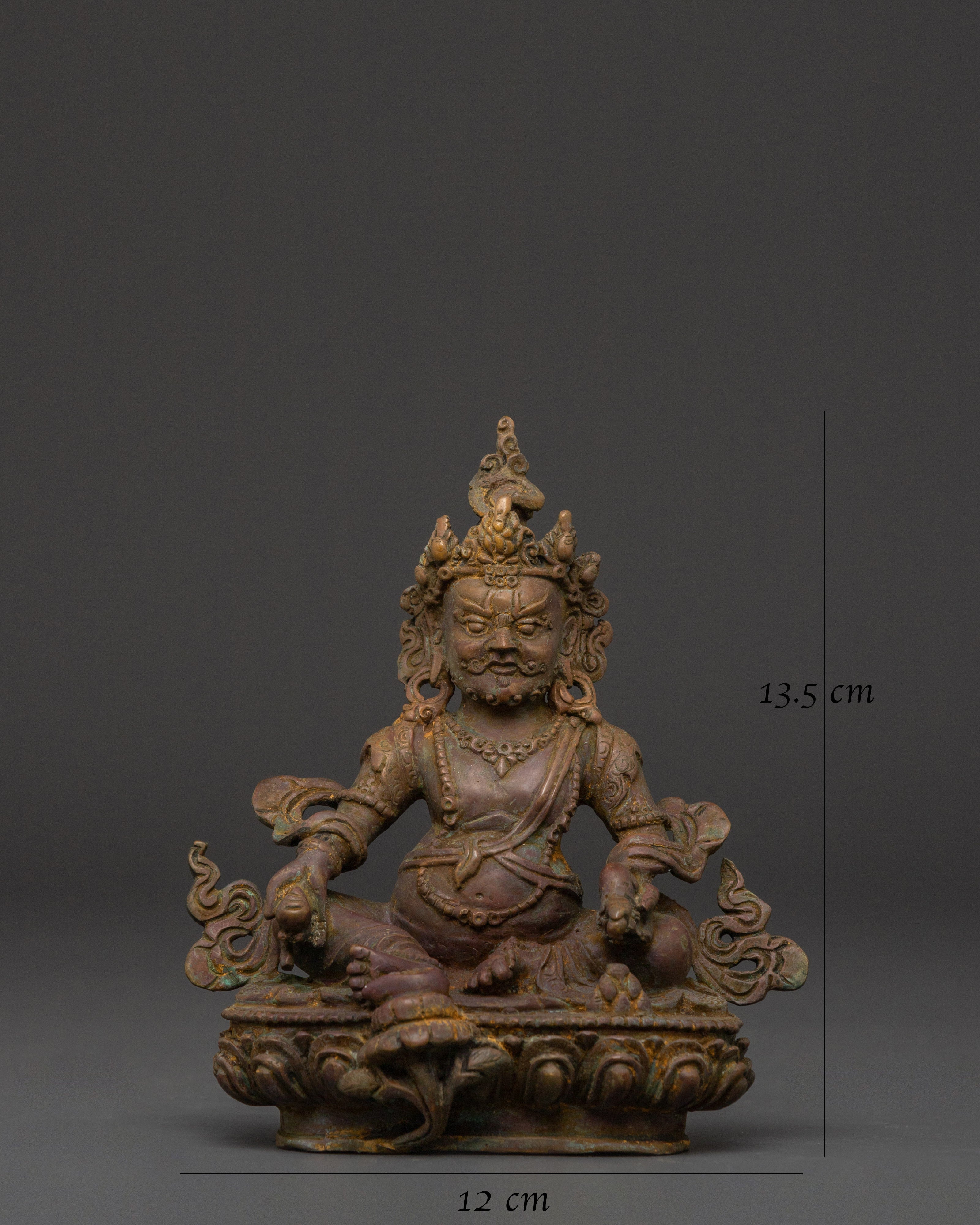 Dzambhala Statue of Wealth Deity | Traditional Buddhist Art Work
