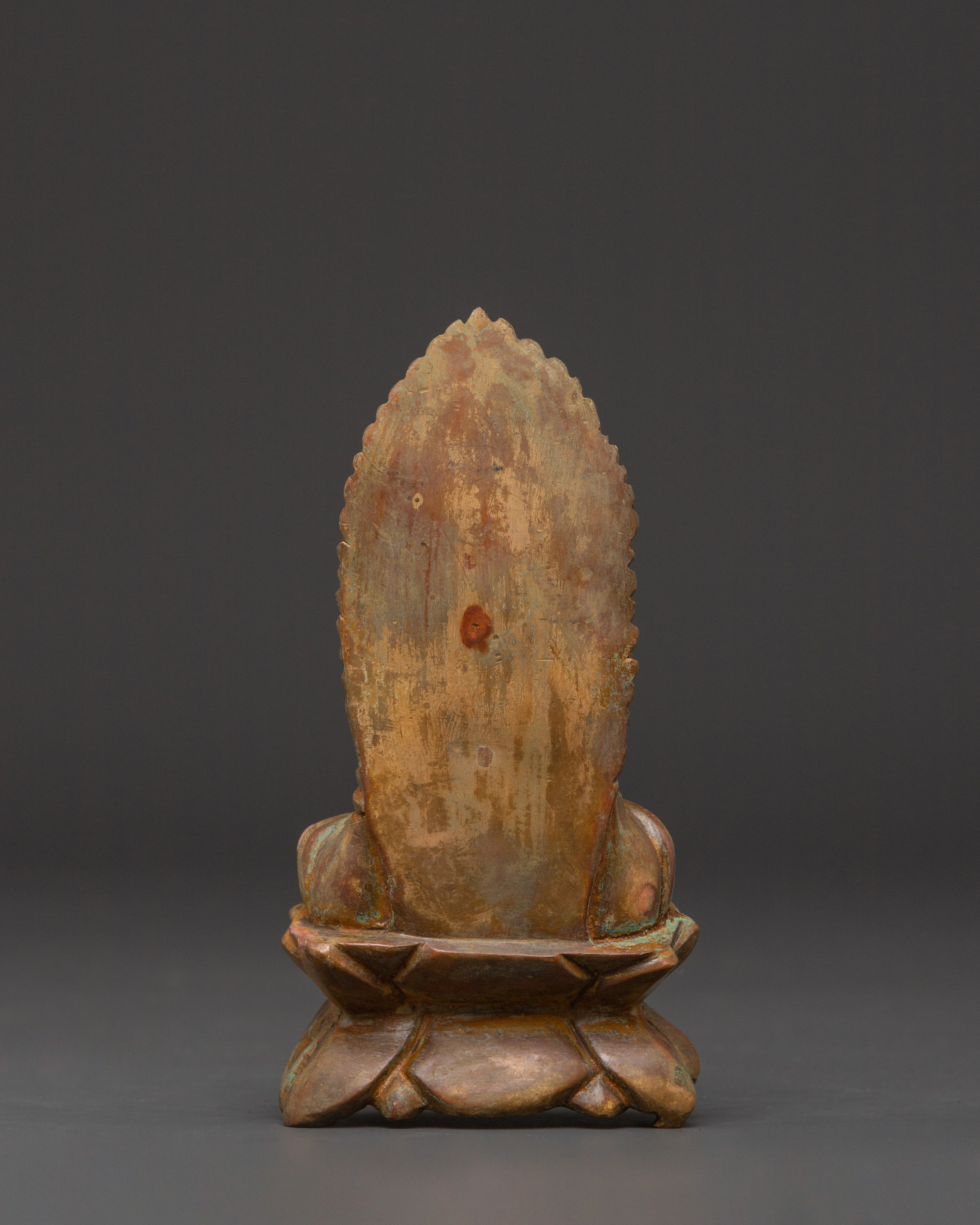 Avalokitesvara Bodhisattva of Compassion | Handcrafted Copper Statue