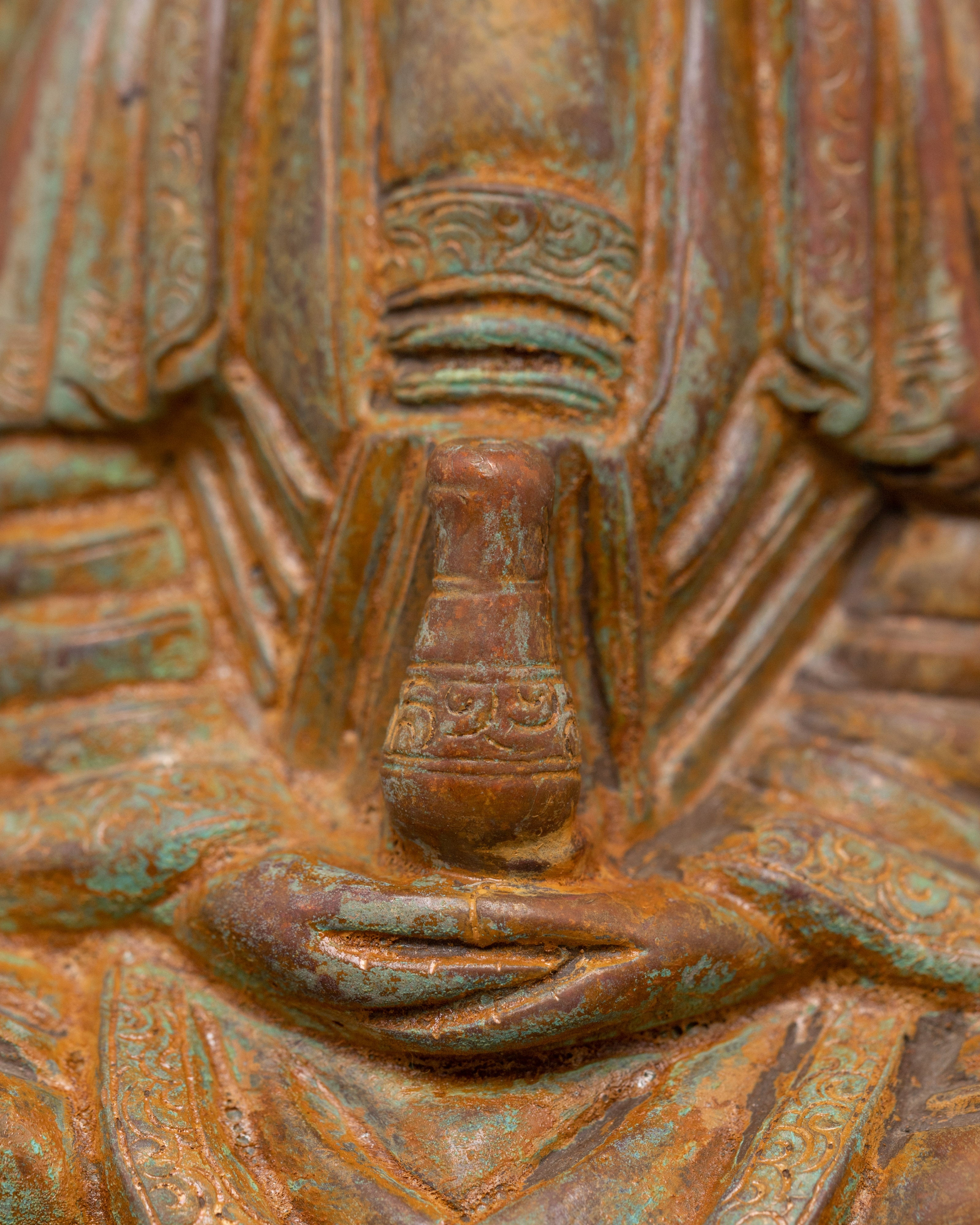 Avalokitesvara Bodhisattva of Compassion | Handcrafted Copper Statue
