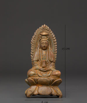 Avalokitesvara Bodhisattva of Compassion | Handcrafted Copper Statue