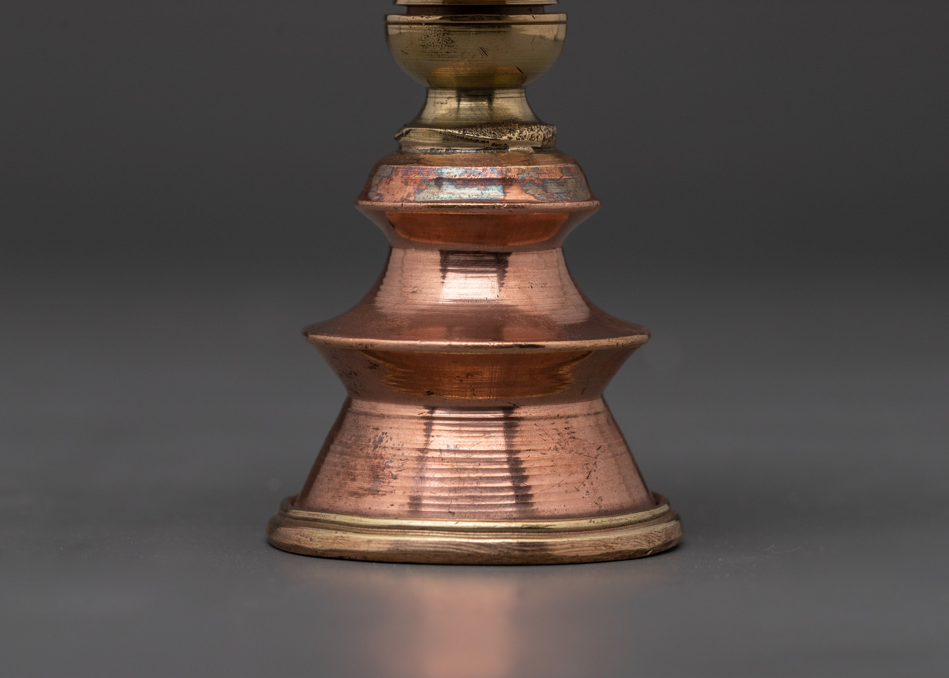 Tibetan Prayer Lamp Set | Copper Ritual Lamps for Meditation