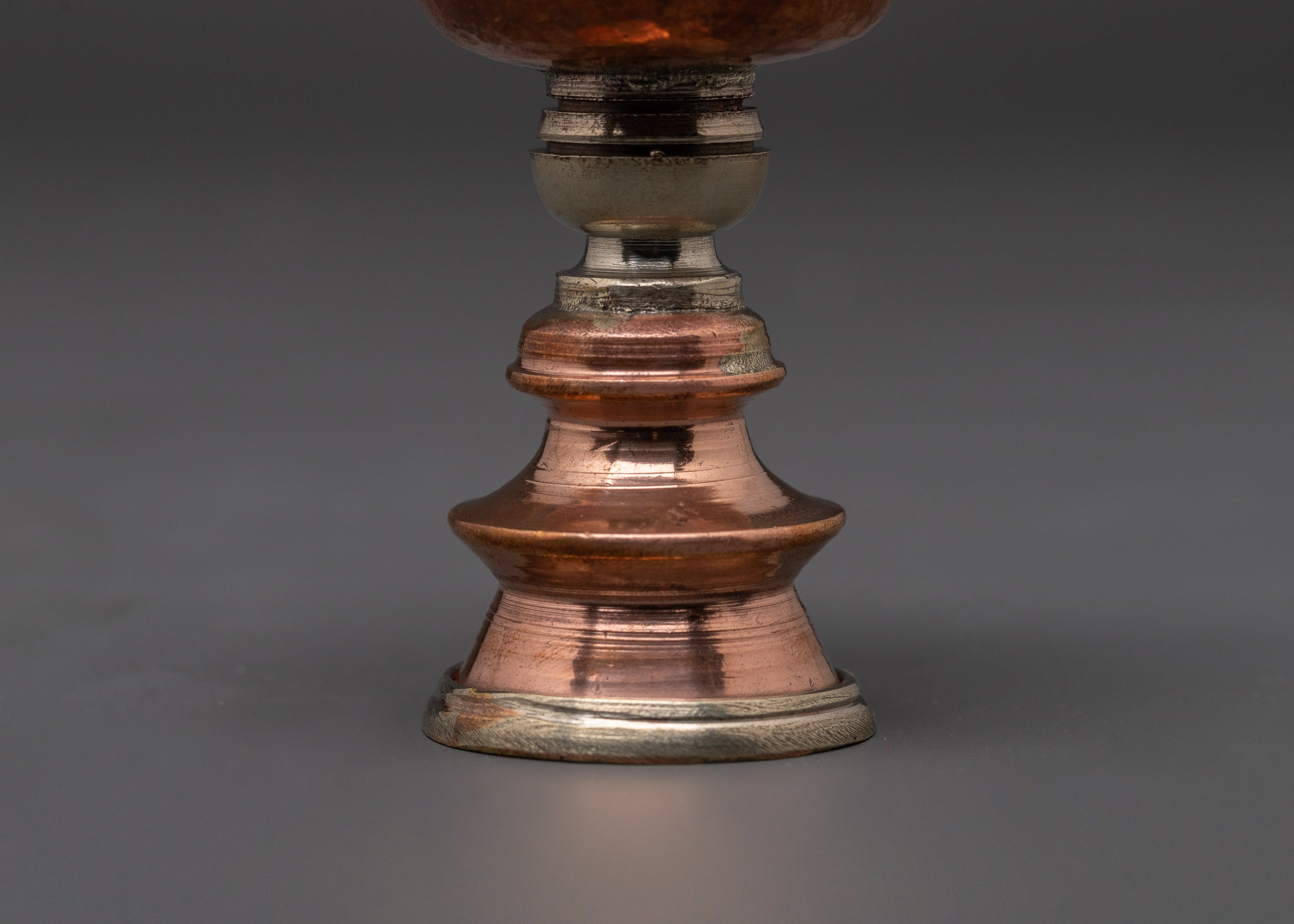 Altar Butter Lamp Set | Handcrafted Copper Ritual Lamps