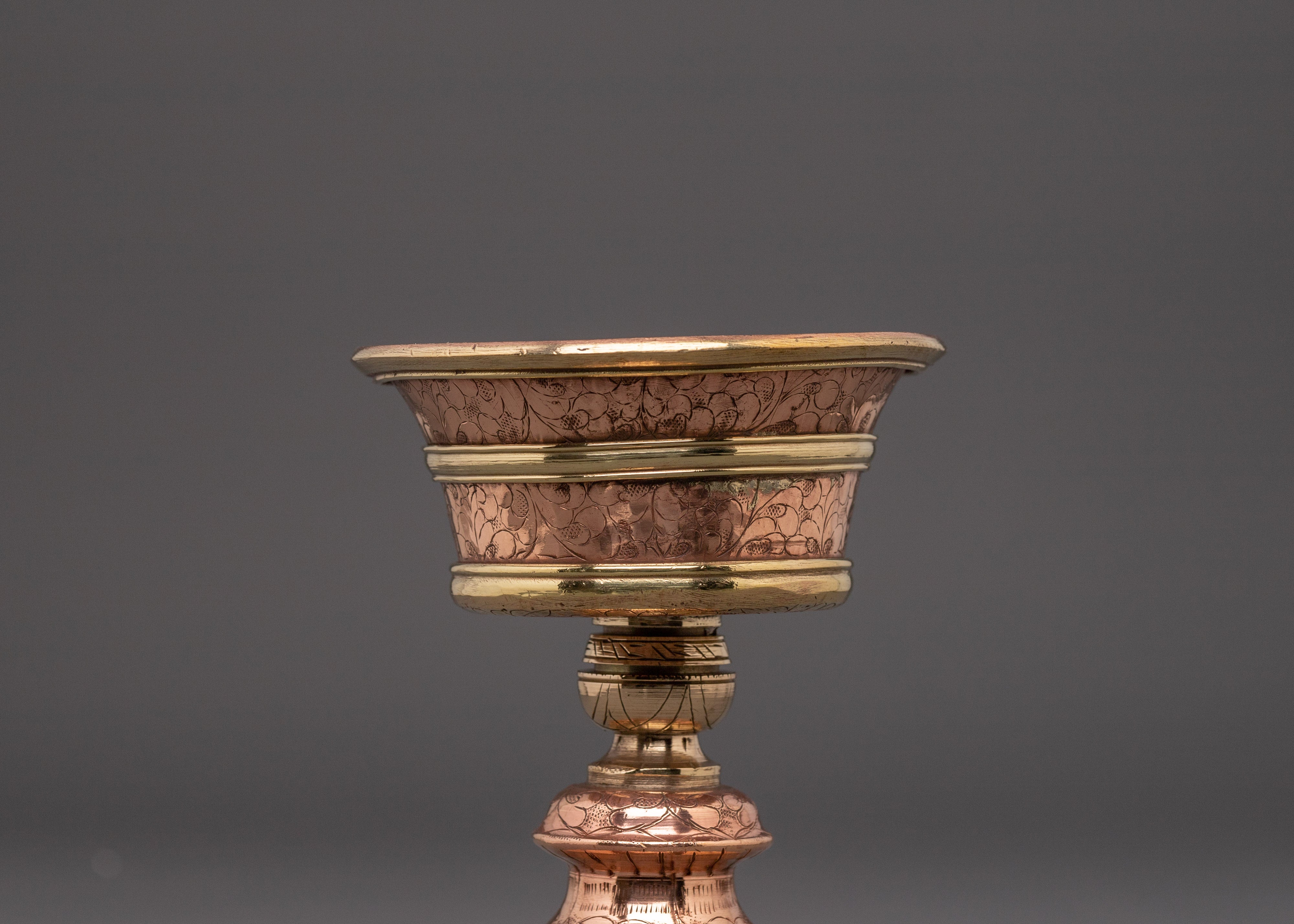 Traditional Butter Lamp Set - Handcrafted Ritual Lamp