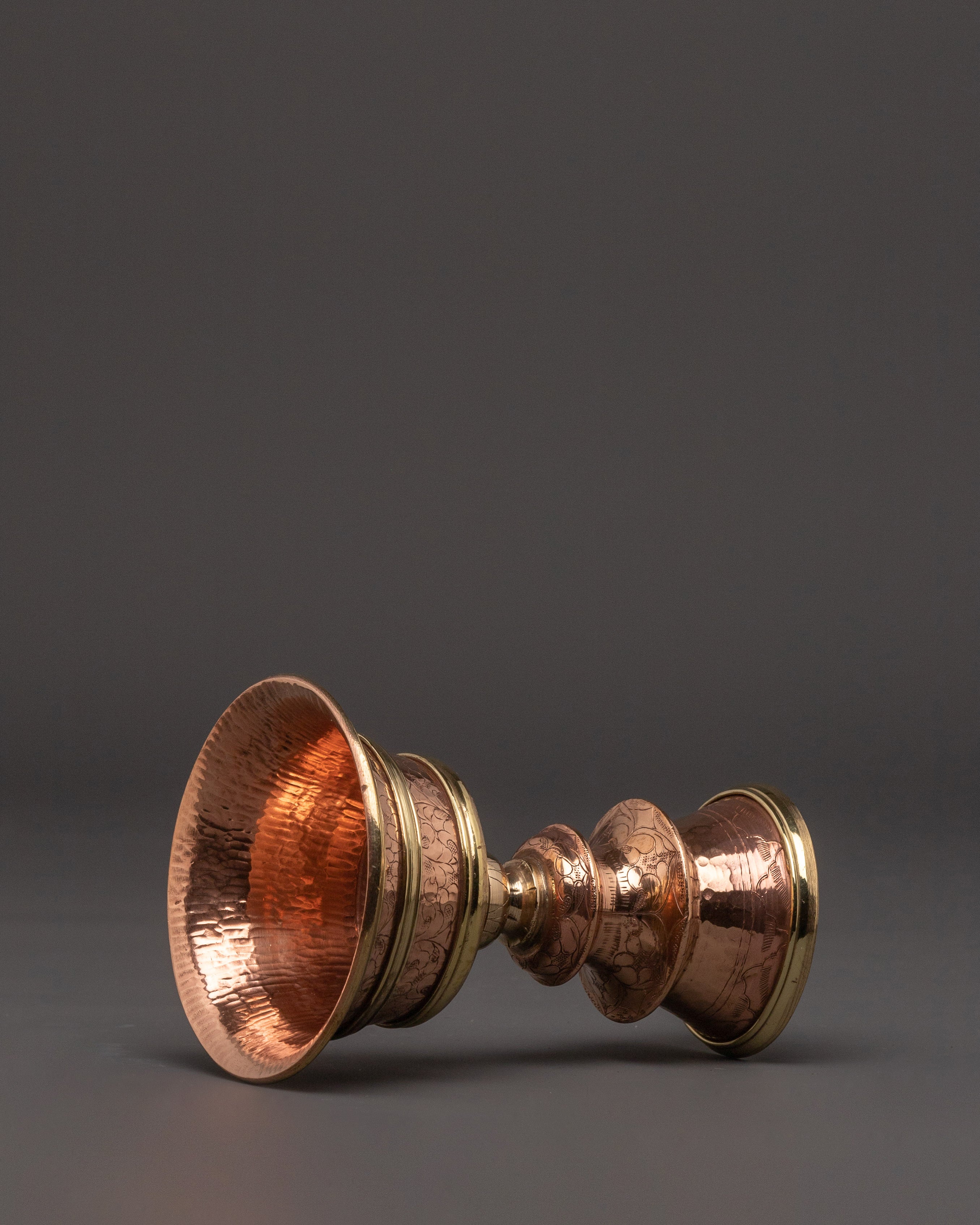 Traditional Butter Lamp Set - Handcrafted Ritual Lamp