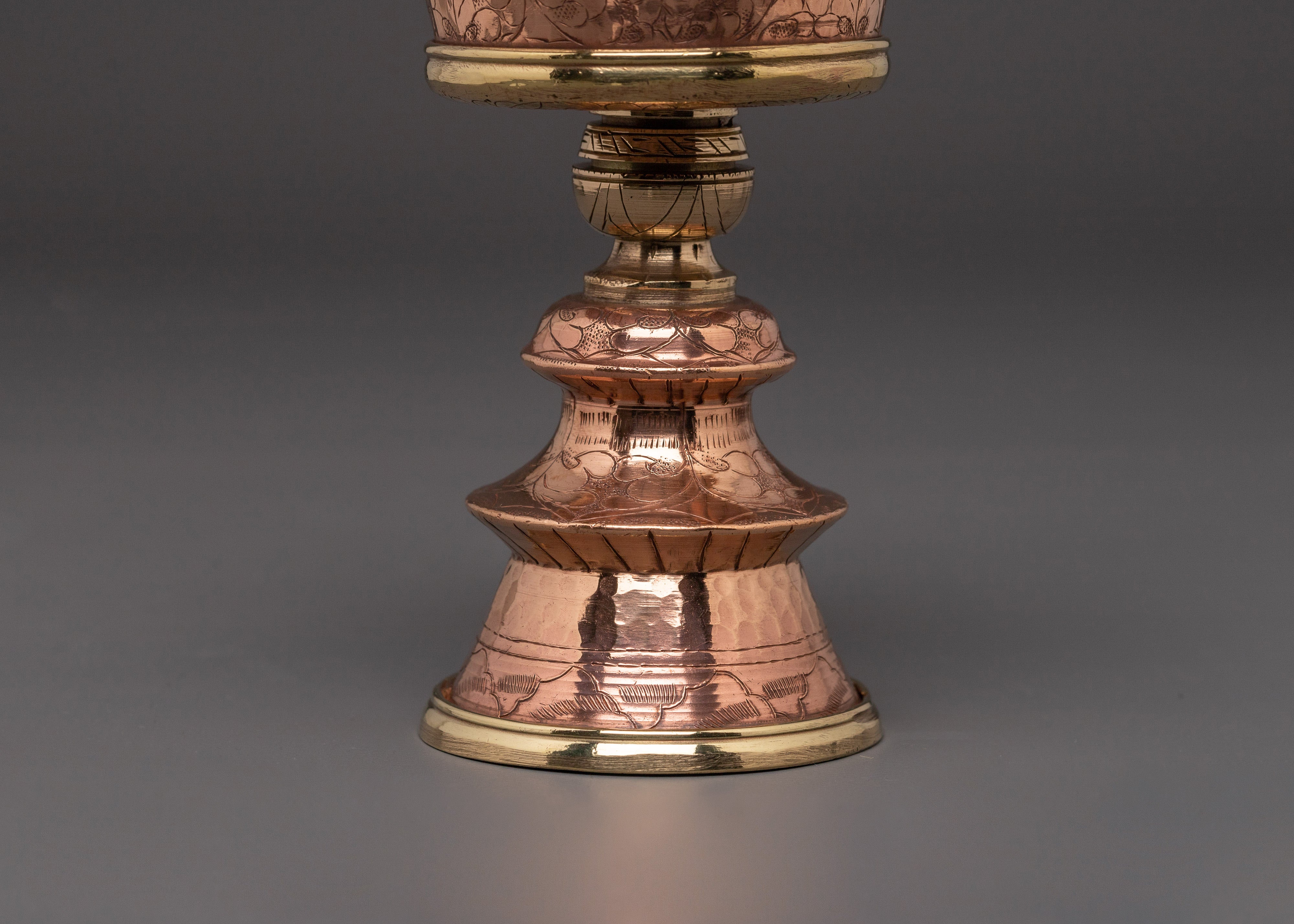 Traditional Butter Lamp Set - Handcrafted Ritual Lamp