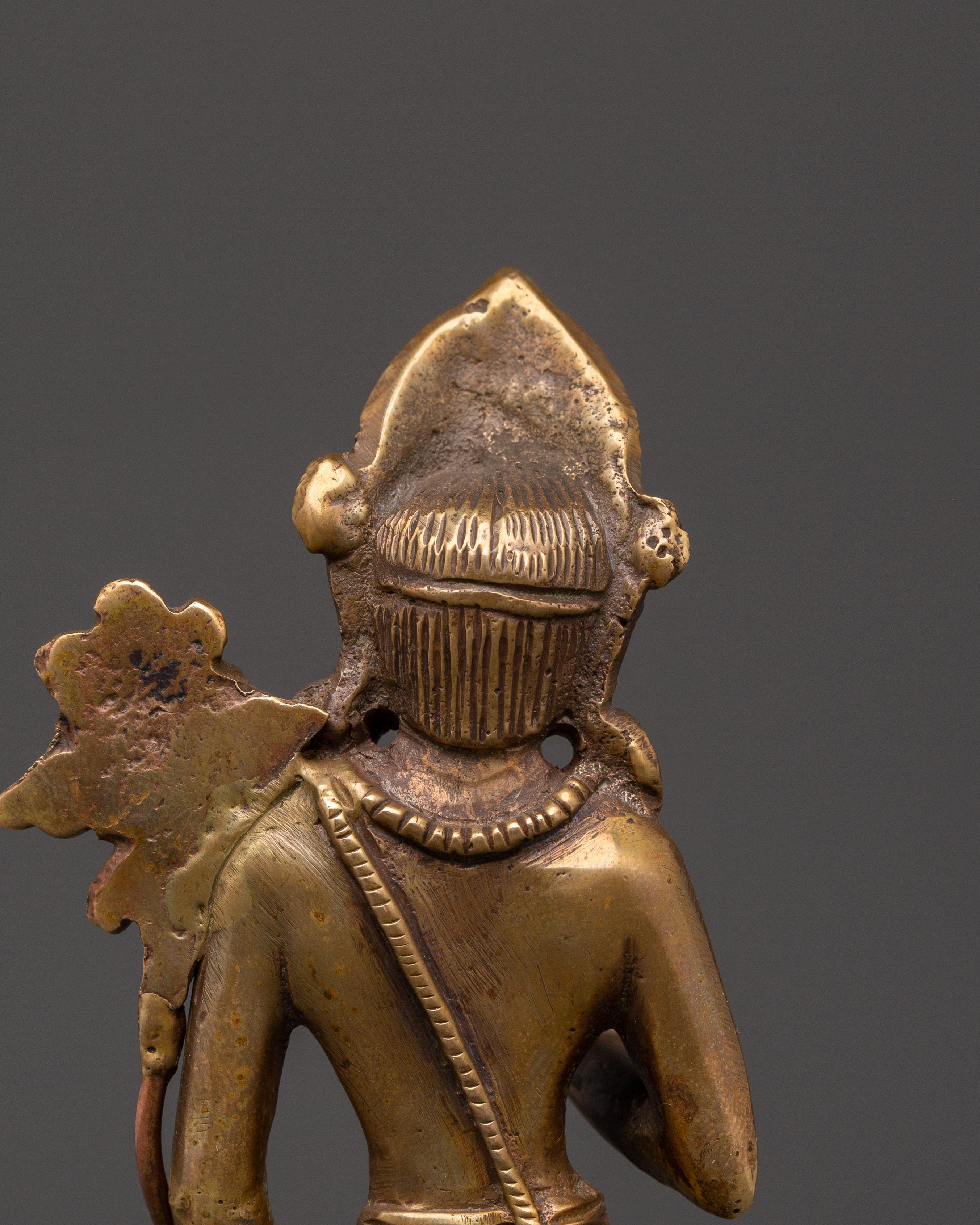Handcrafted Standing Lokeshwor Statue | Sacred Buddhist Copper Deity Figurine