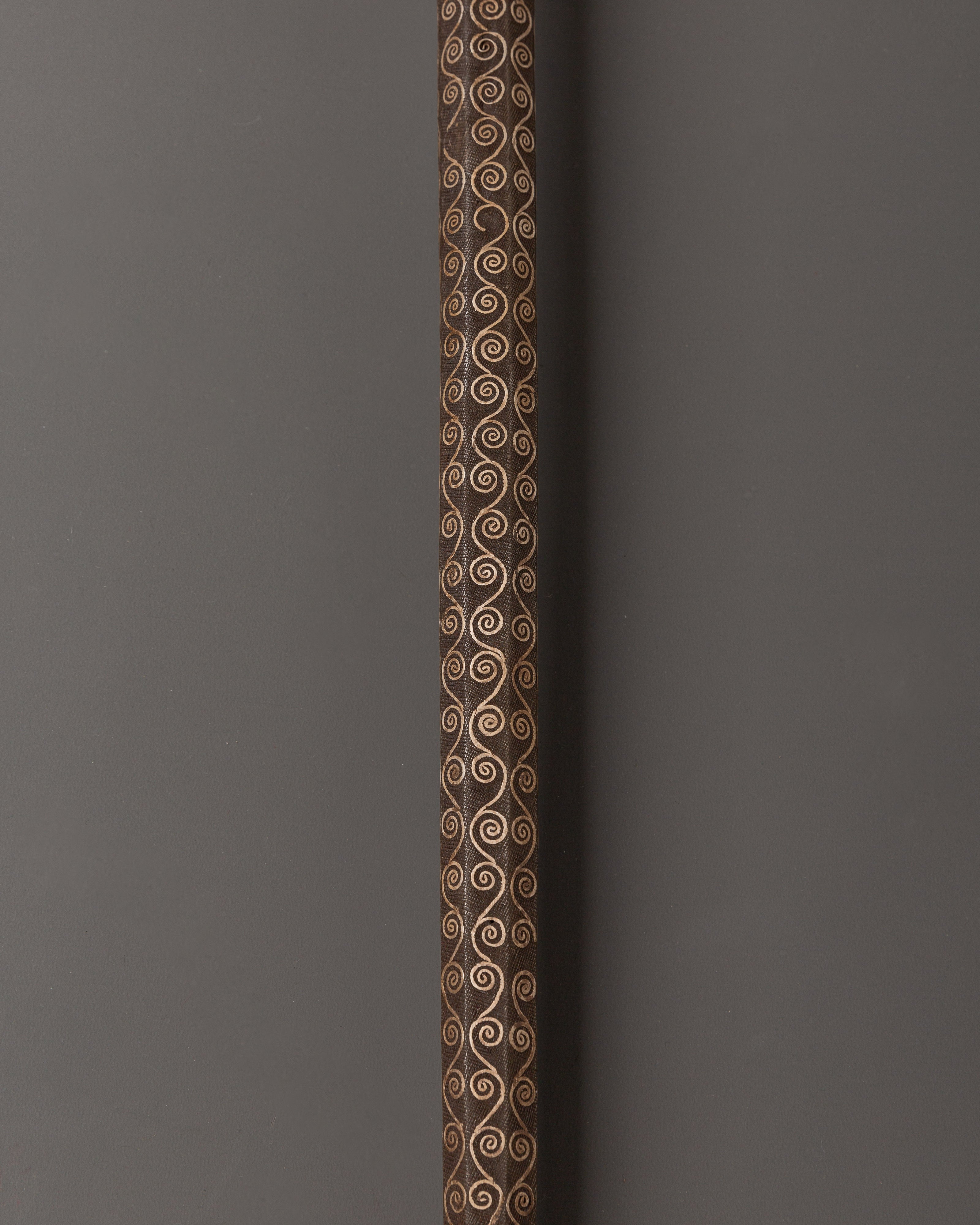 Khatvanga Ritual Staff |  Handcrafted Tibetan Tantric Scepter