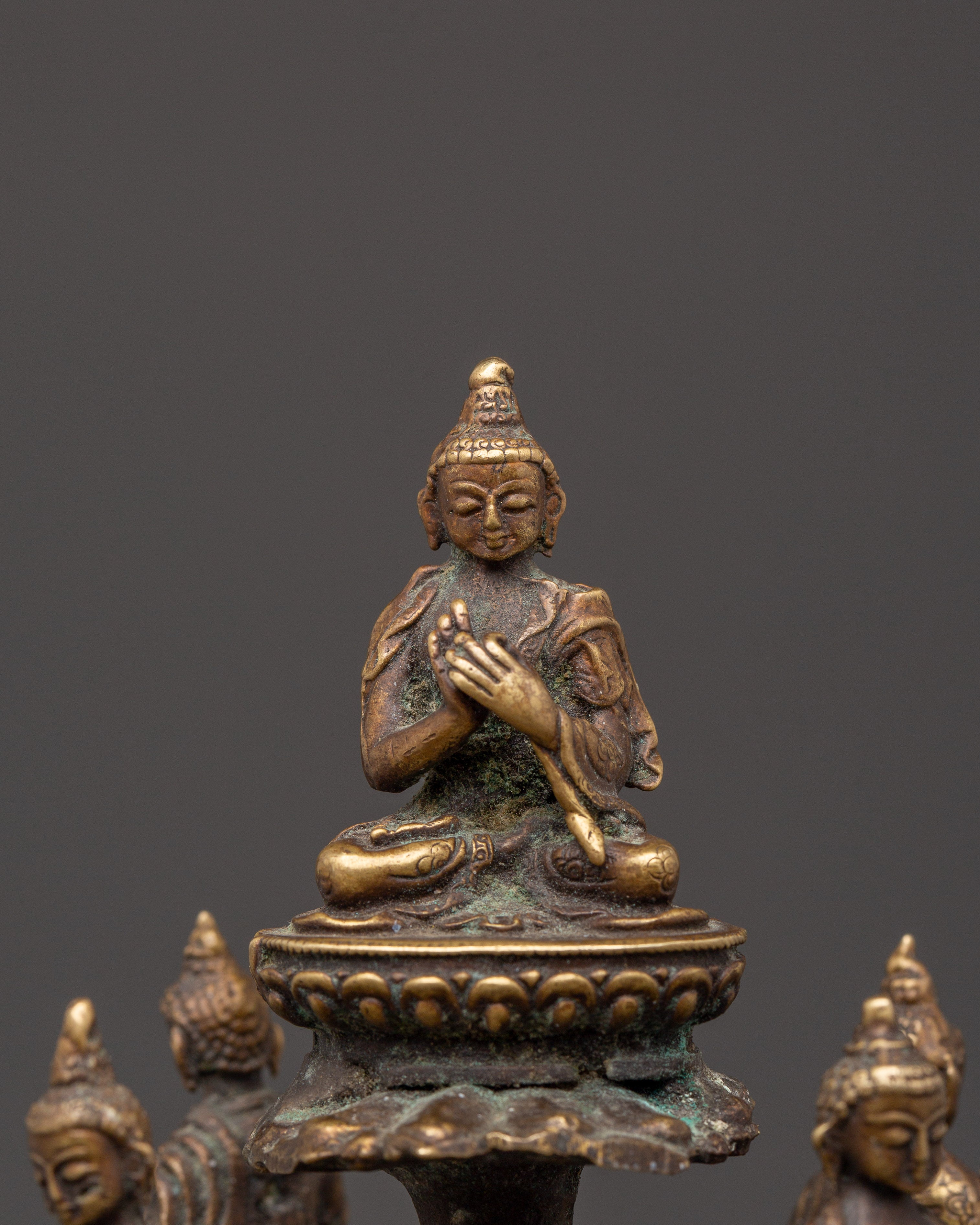 Pancha Buddha Ritual Object | Tibetan Five Dhyani Buddha Decor