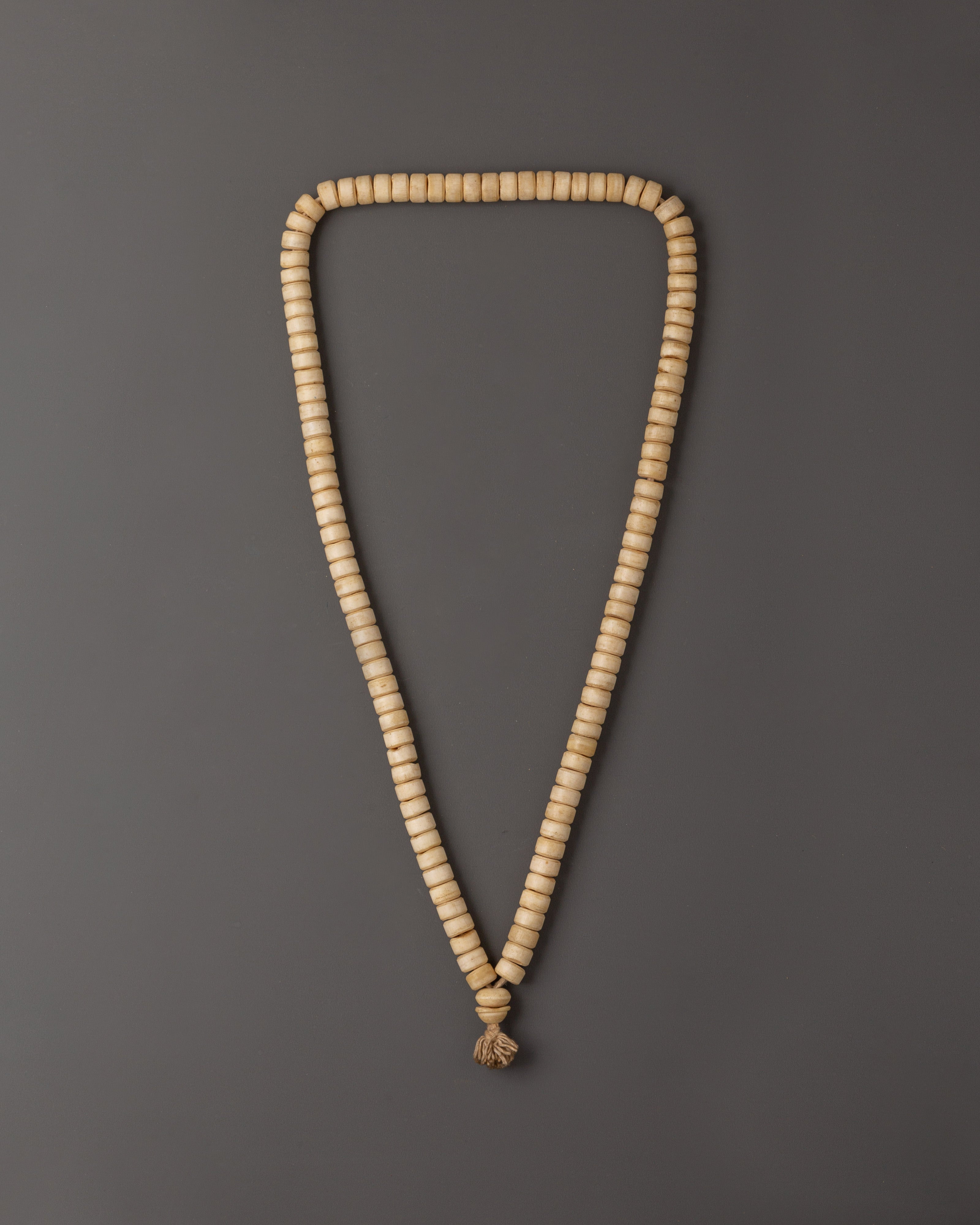 Sacred Japa Mala | Handcrafted Yak Bone Meditation Beads