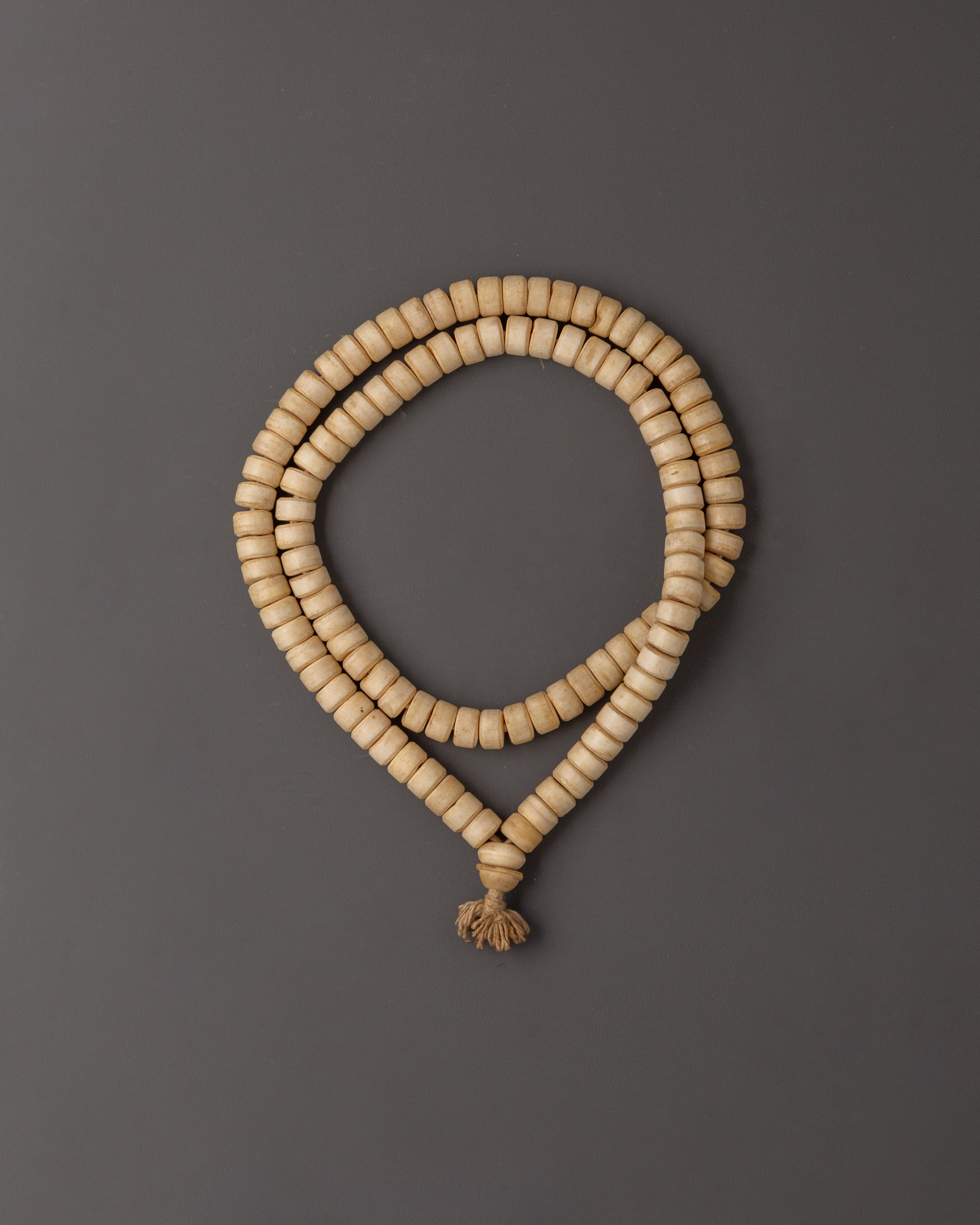 Sacred Japa Mala | Handcrafted Yak Bone Meditation Beads