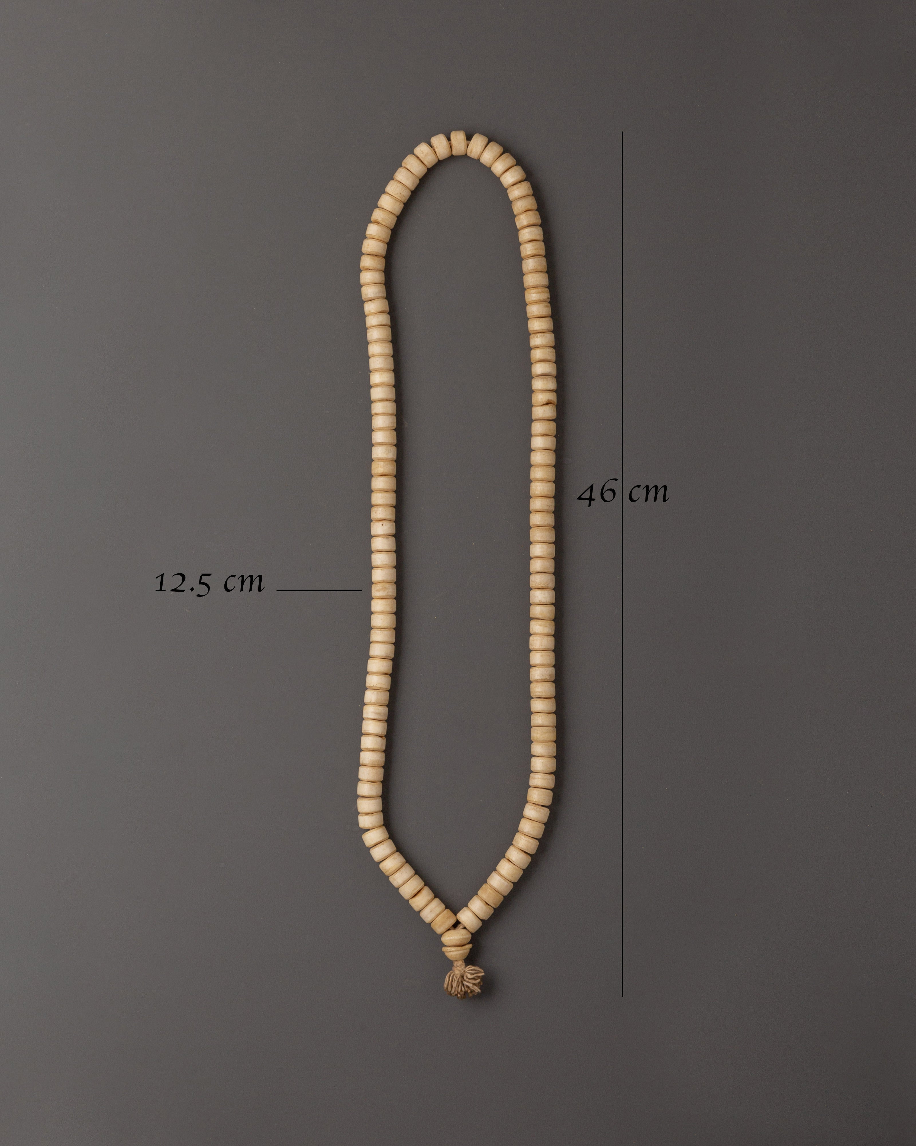 Sacred Japa Mala | Handcrafted Yak Bone Meditation Beads