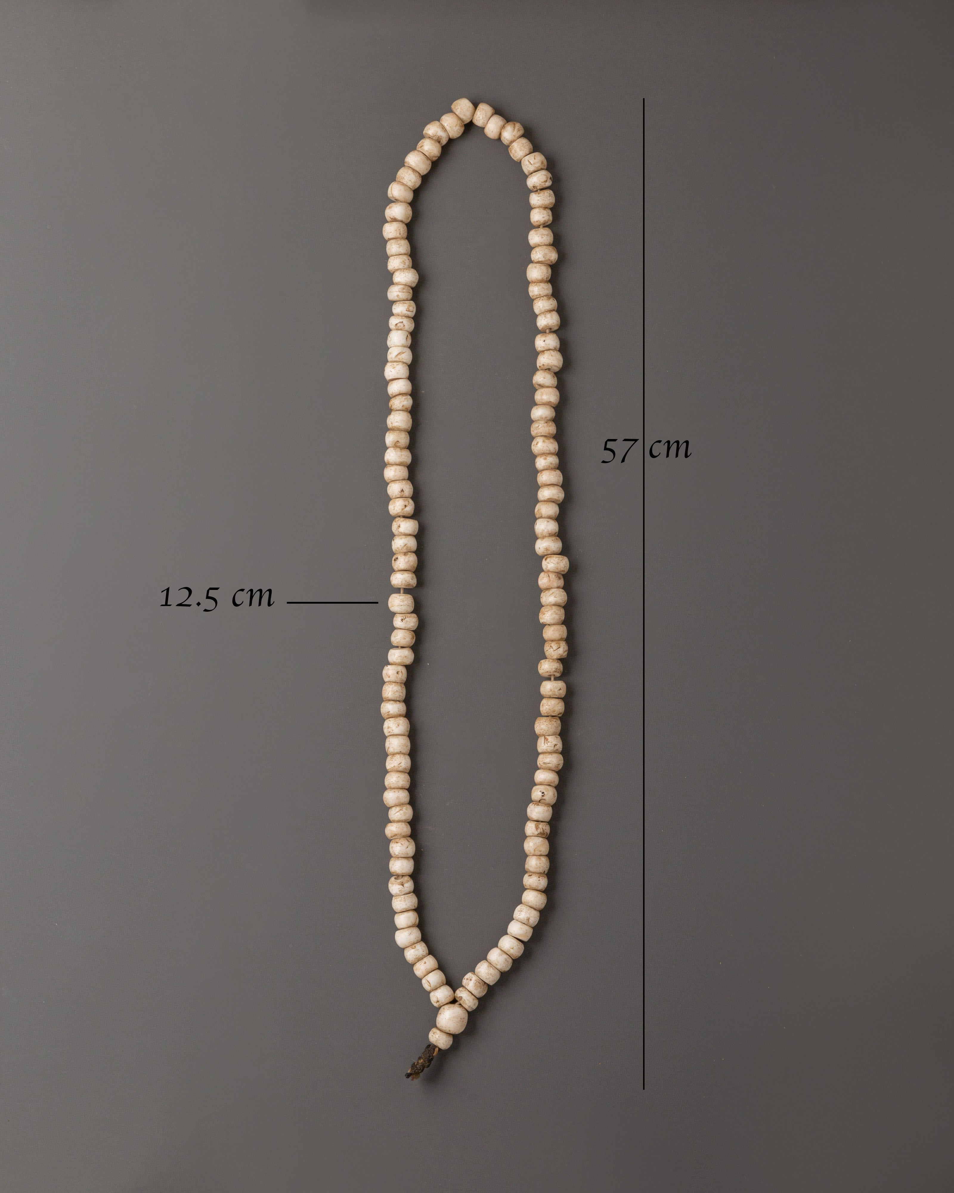 Conch Shell Mala Beads | Spiritual Meditation Necklace