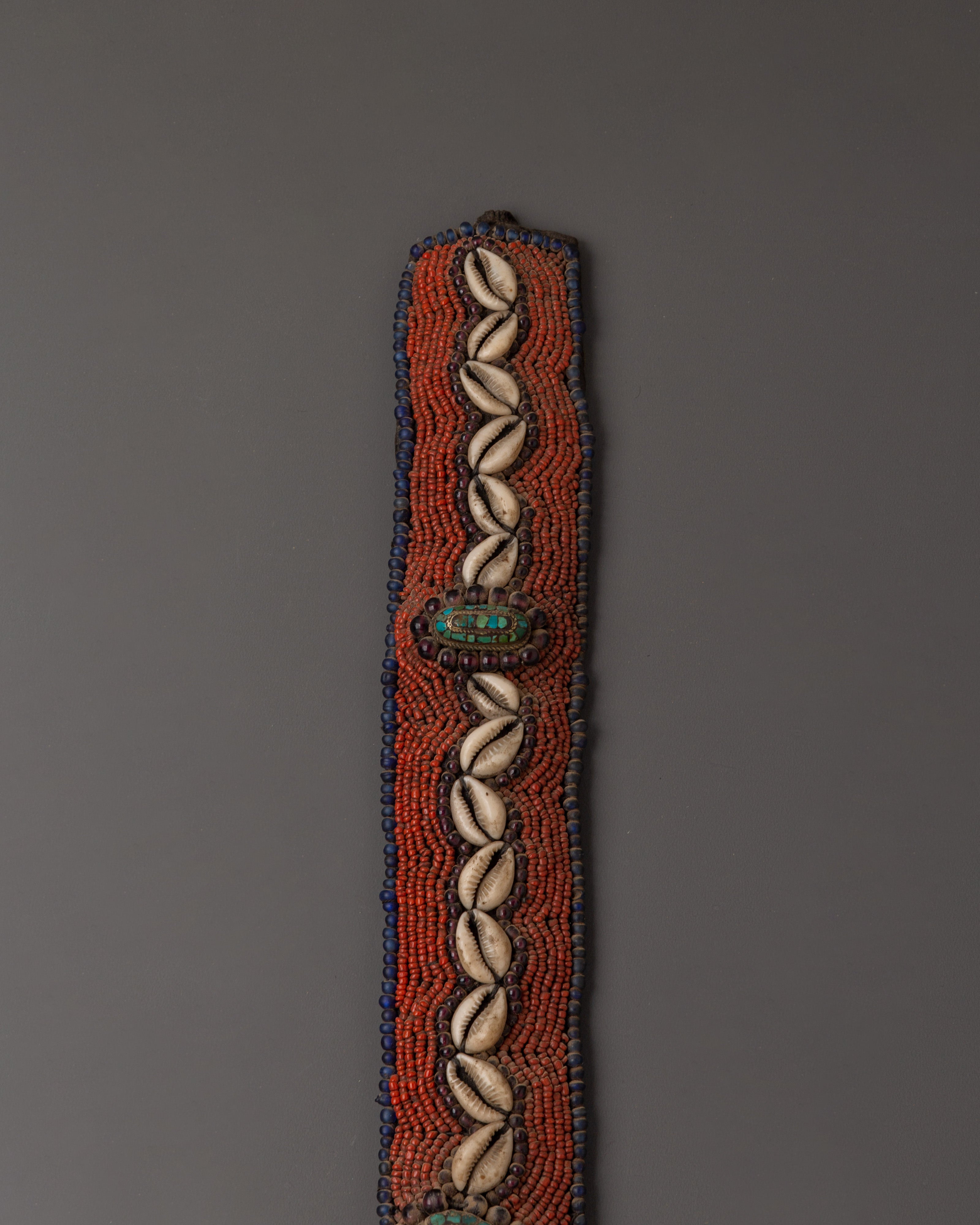 Handcrafted Tibetan Ritual Belt | Handcrafted glass Bead Belt