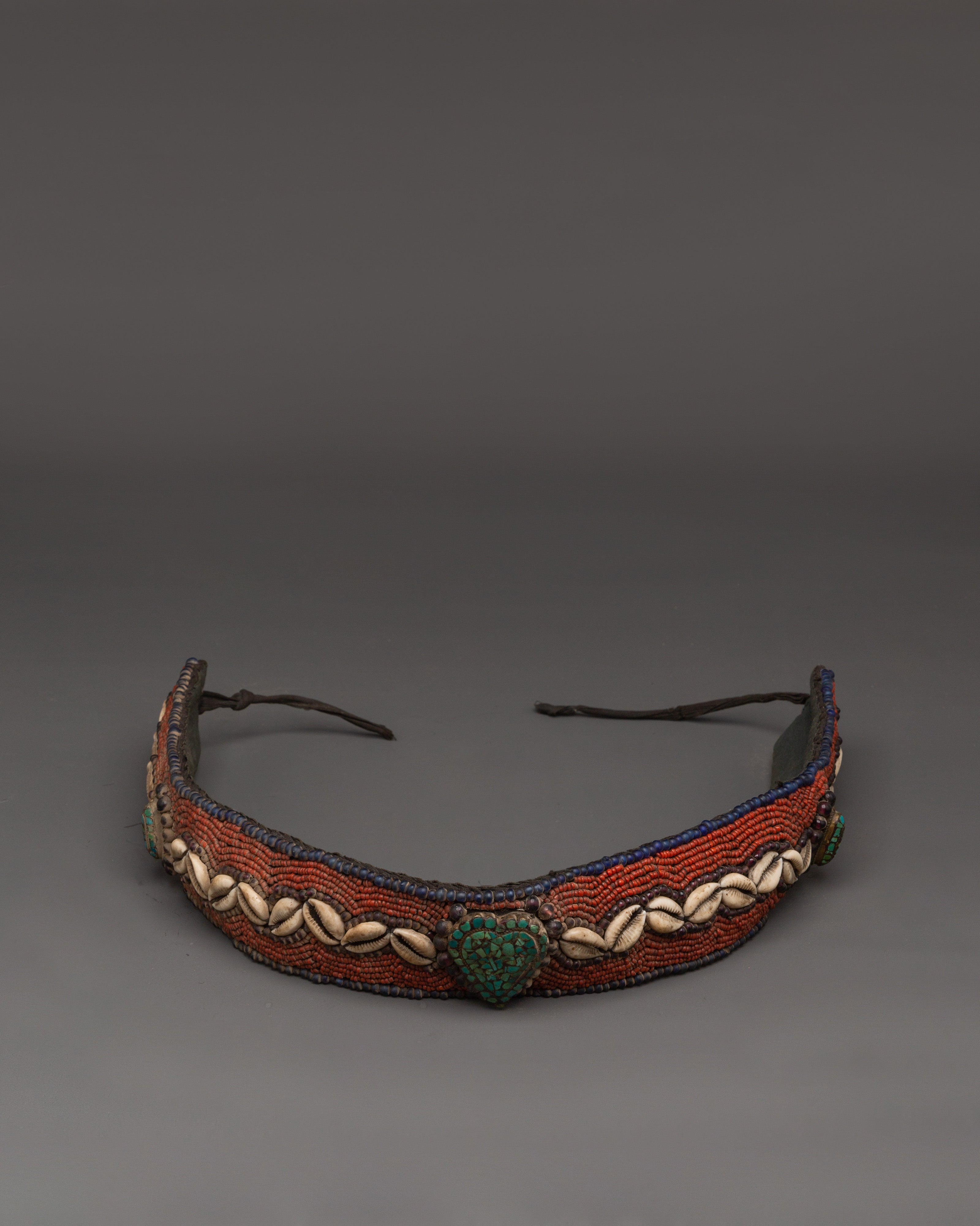 Handcrafted Tibetan Ritual Belt | Handcrafted glass Bead Belt