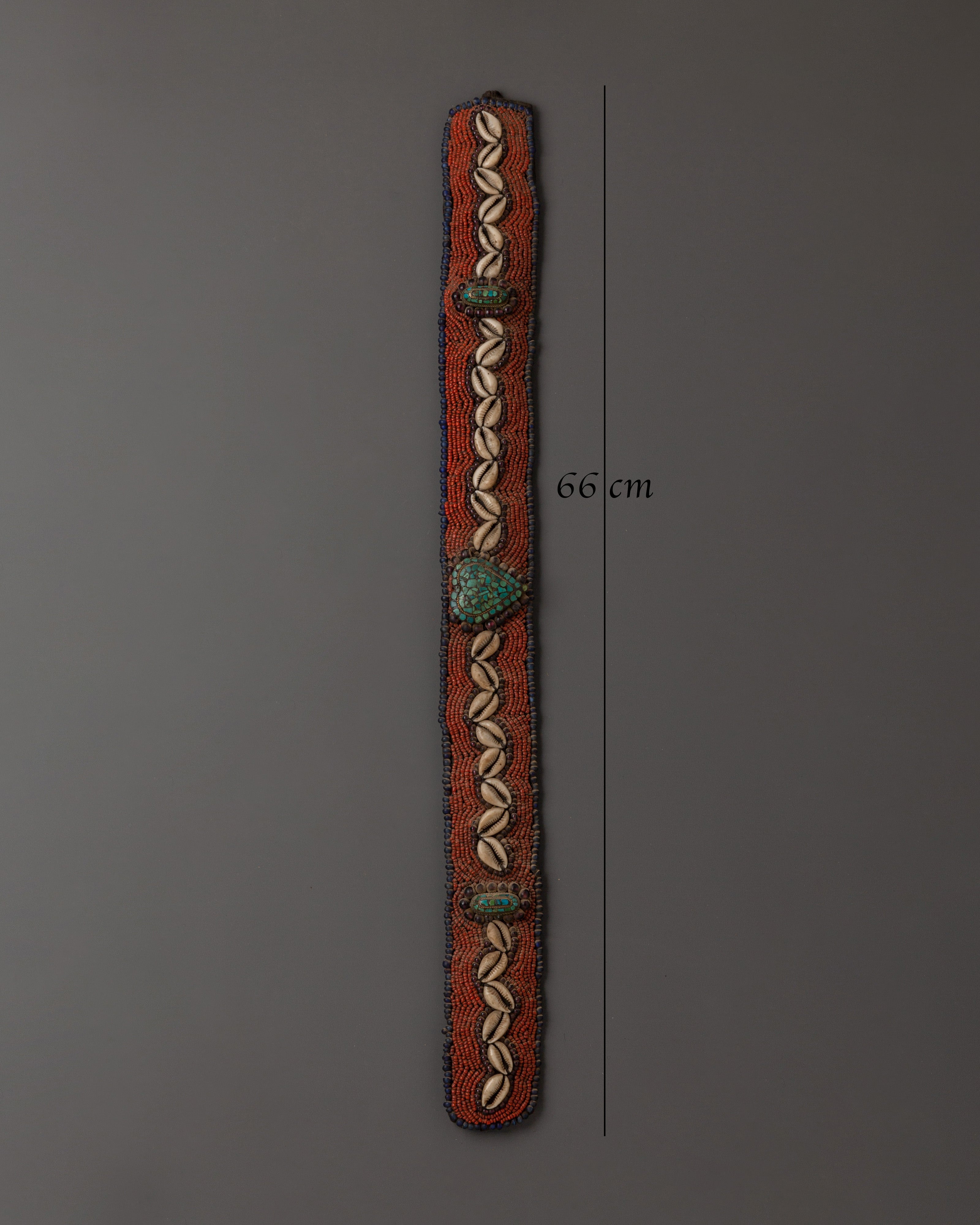 Handcrafted Tibetan Ritual Belt | Handcrafted glass Bead Belt
