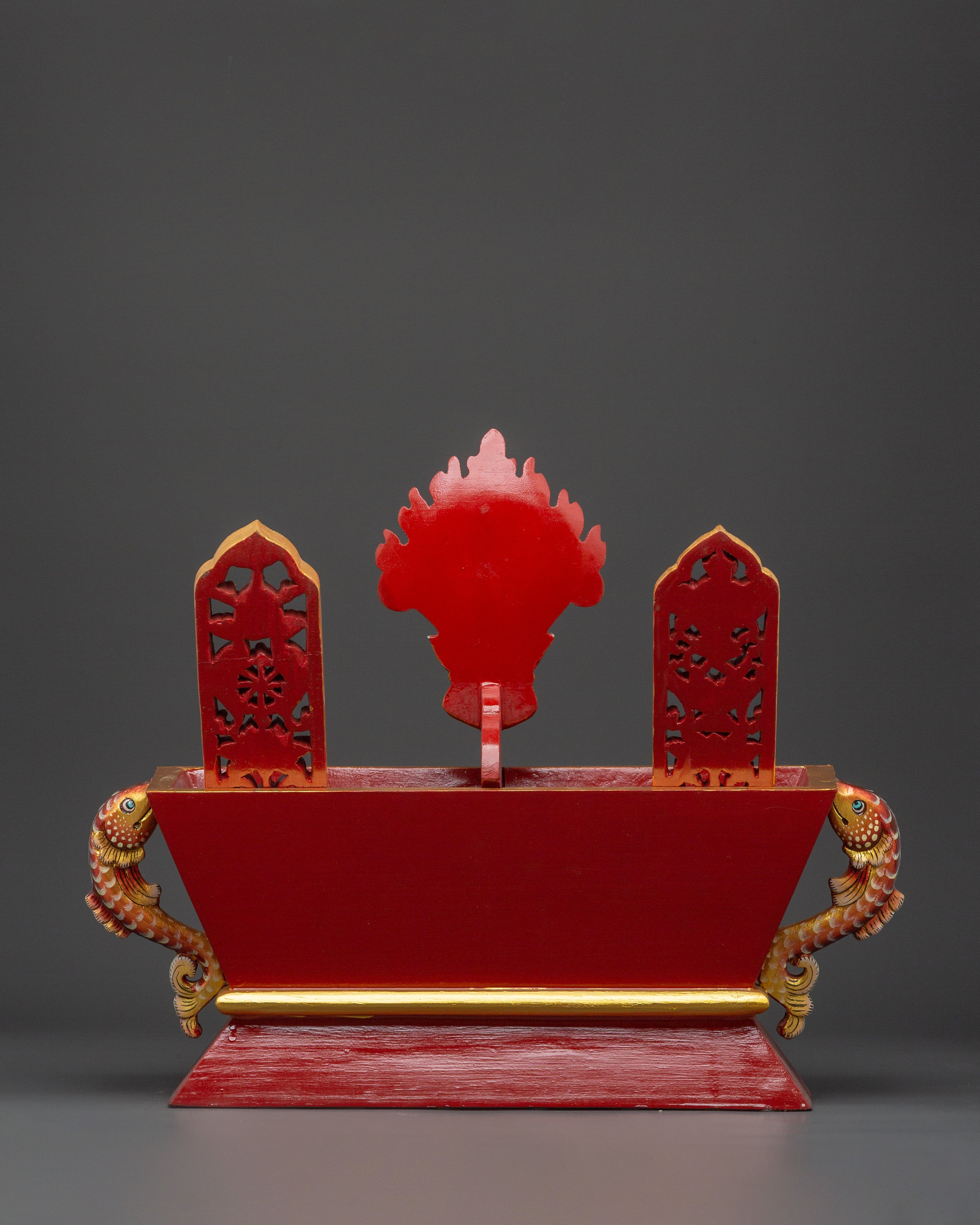 Handcrafted Tibetan Folk Art Box | With Vibrant Acrylic Colors