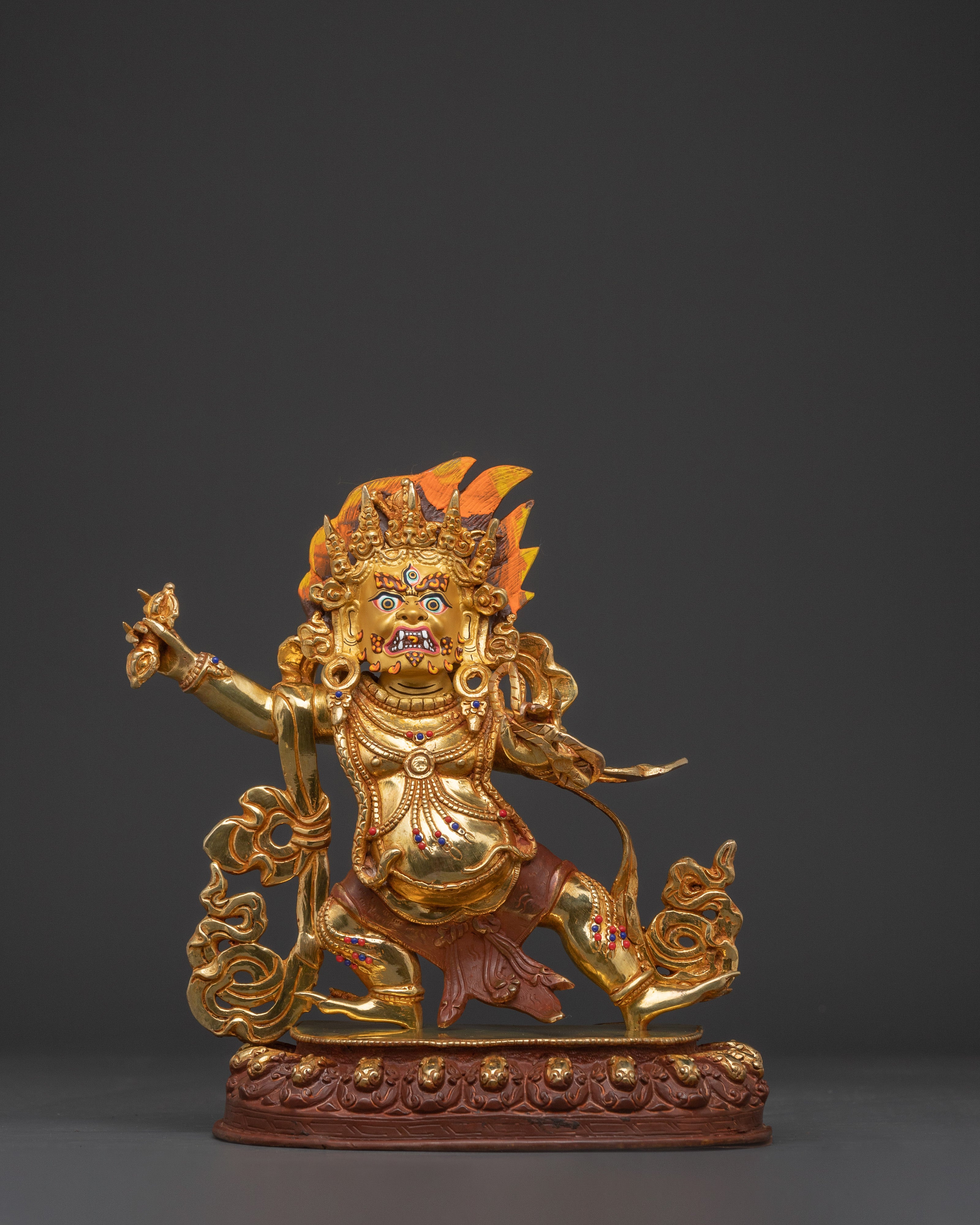 Vajrapani Handmade Statue | Handmade Tibetan Buddhist Deity Statue