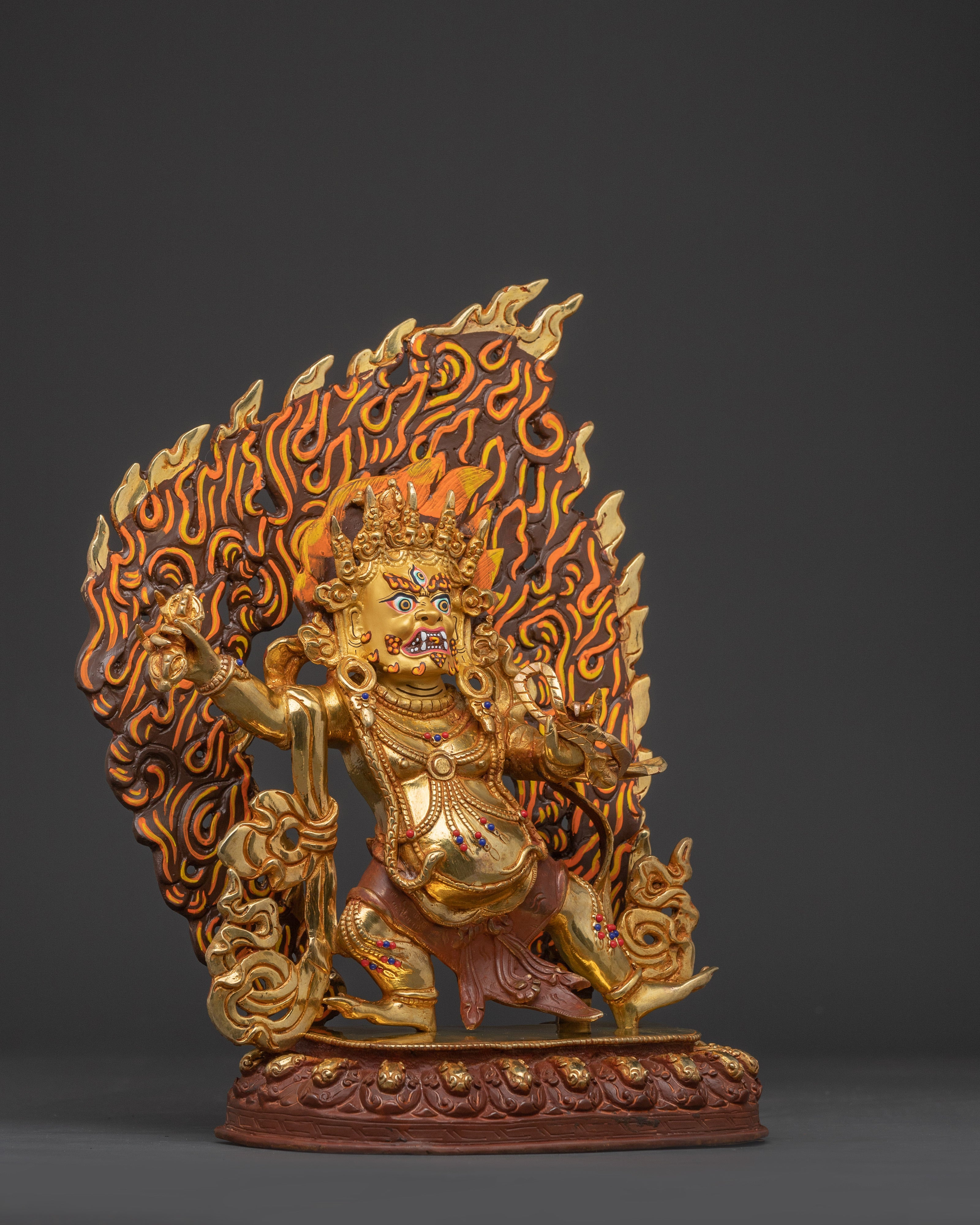 Vajrapani Handmade Statue | Handmade Tibetan Buddhist Deity Statue