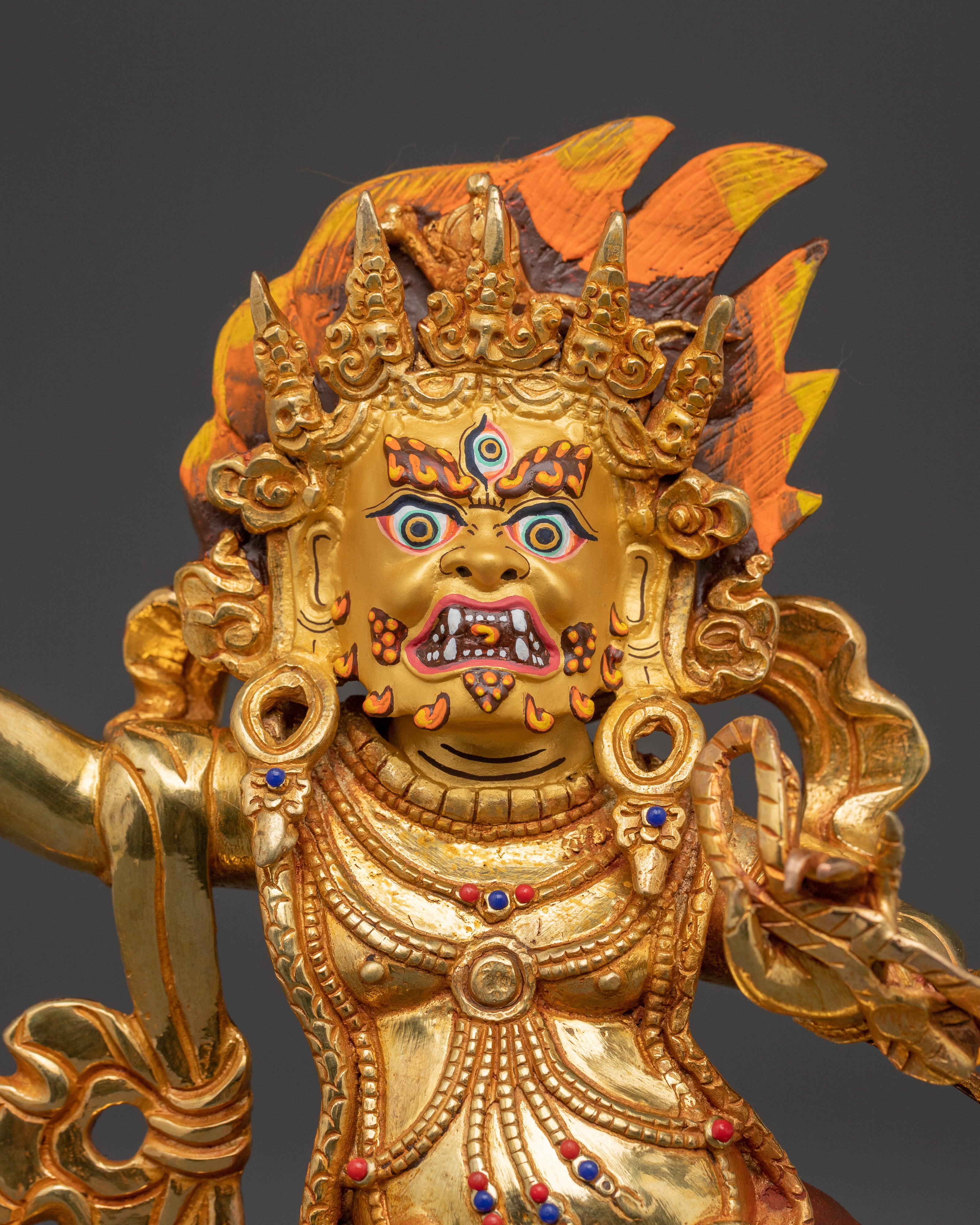 Vajrapani Handmade Statue | Handmade Tibetan Buddhist Deity Statue