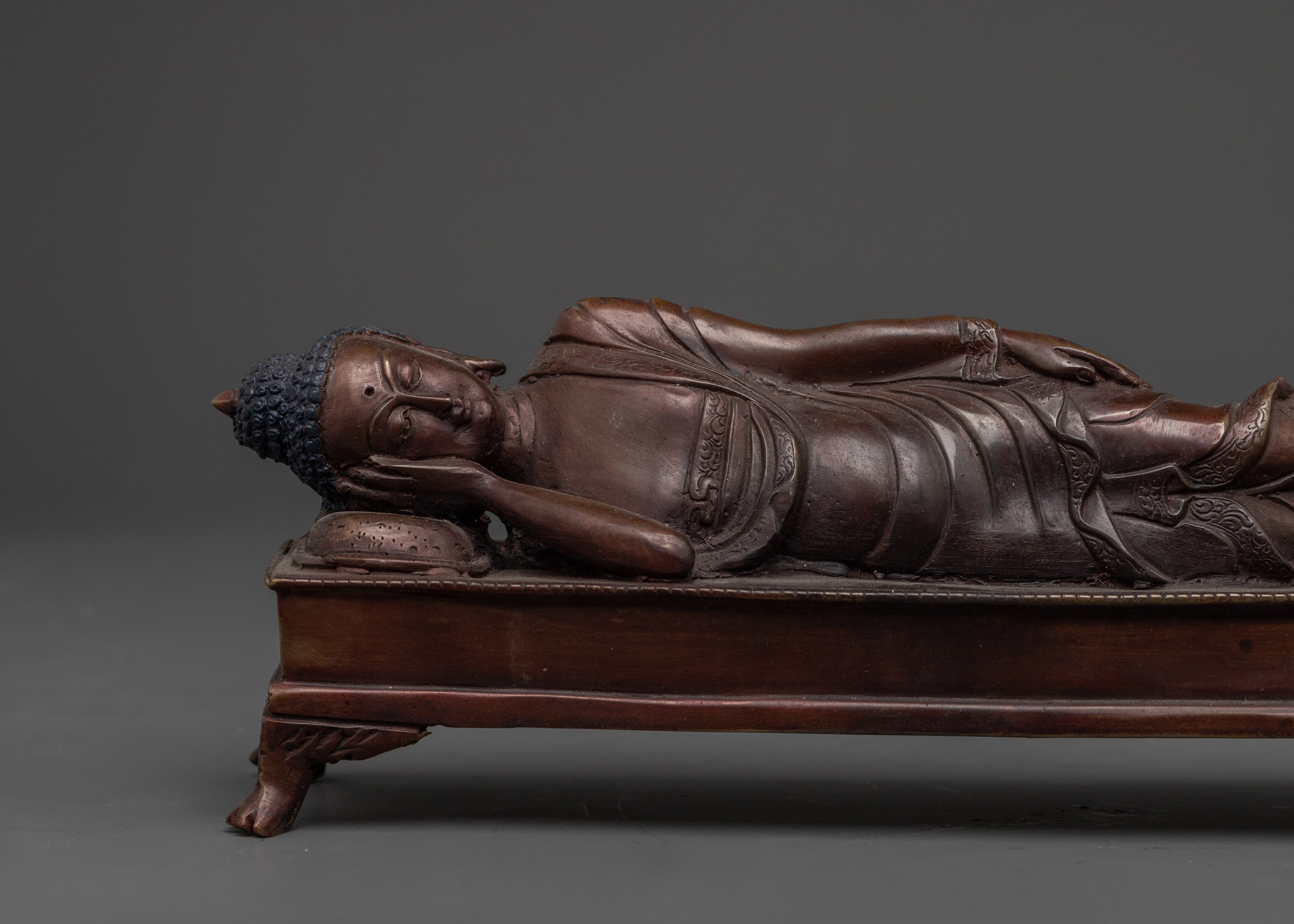 Buddha Sleeping Sculpture | Reclining Buddha Statue for Meditation