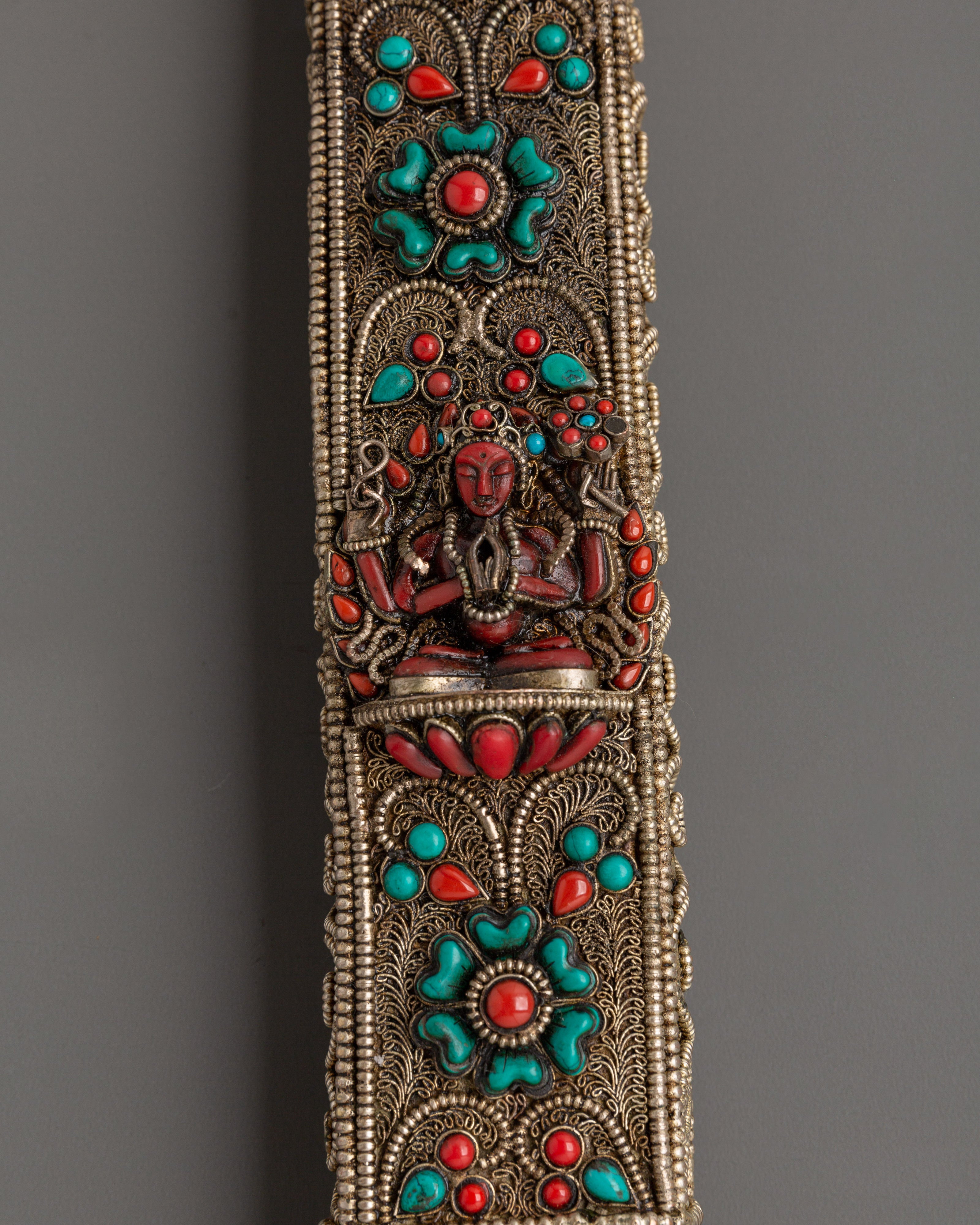 Mantra Blessing Sword | Handcrafted Spiritual Ritual Sword