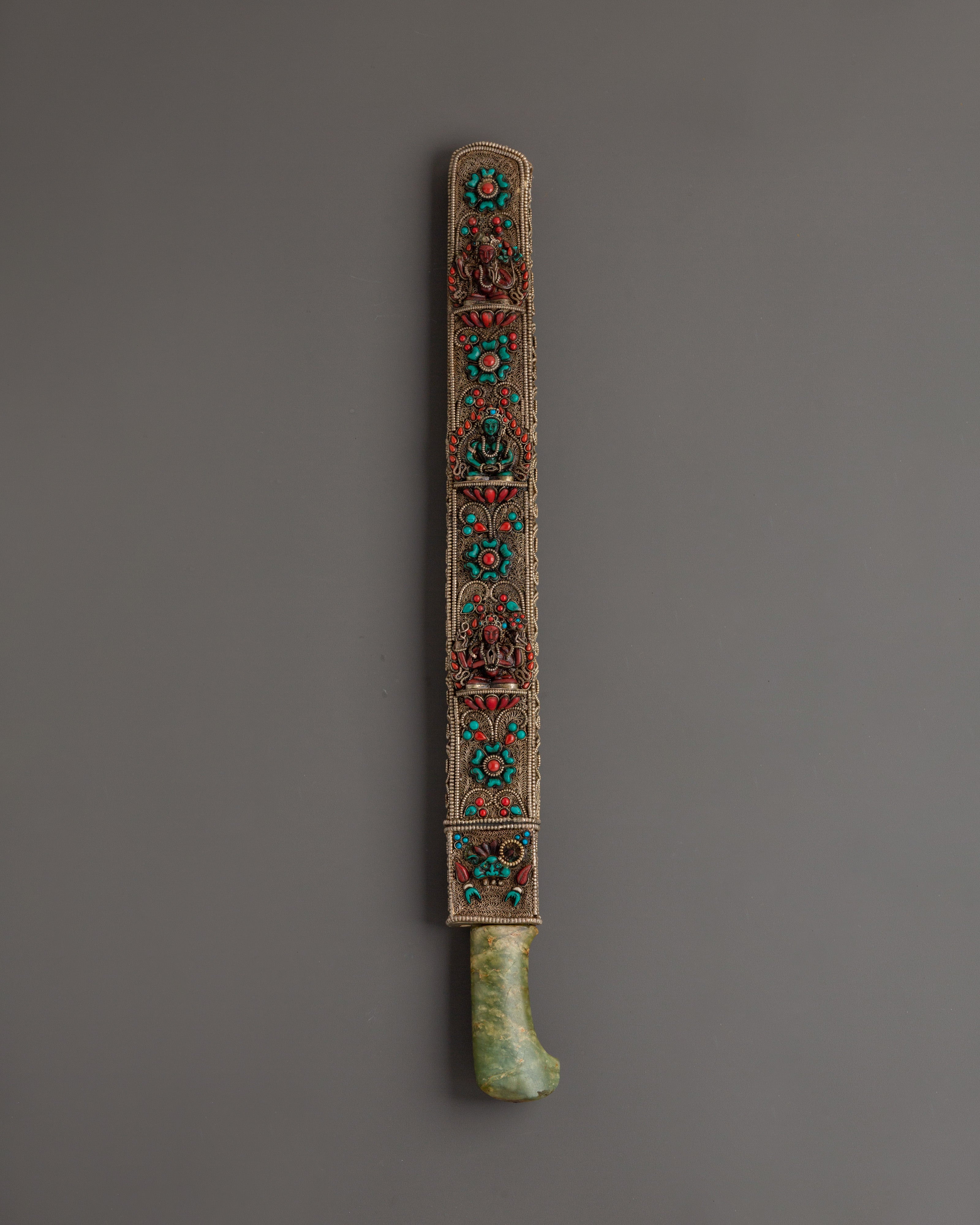 Mantra Blessing Sword | Handcrafted Spiritual Ritual Sword