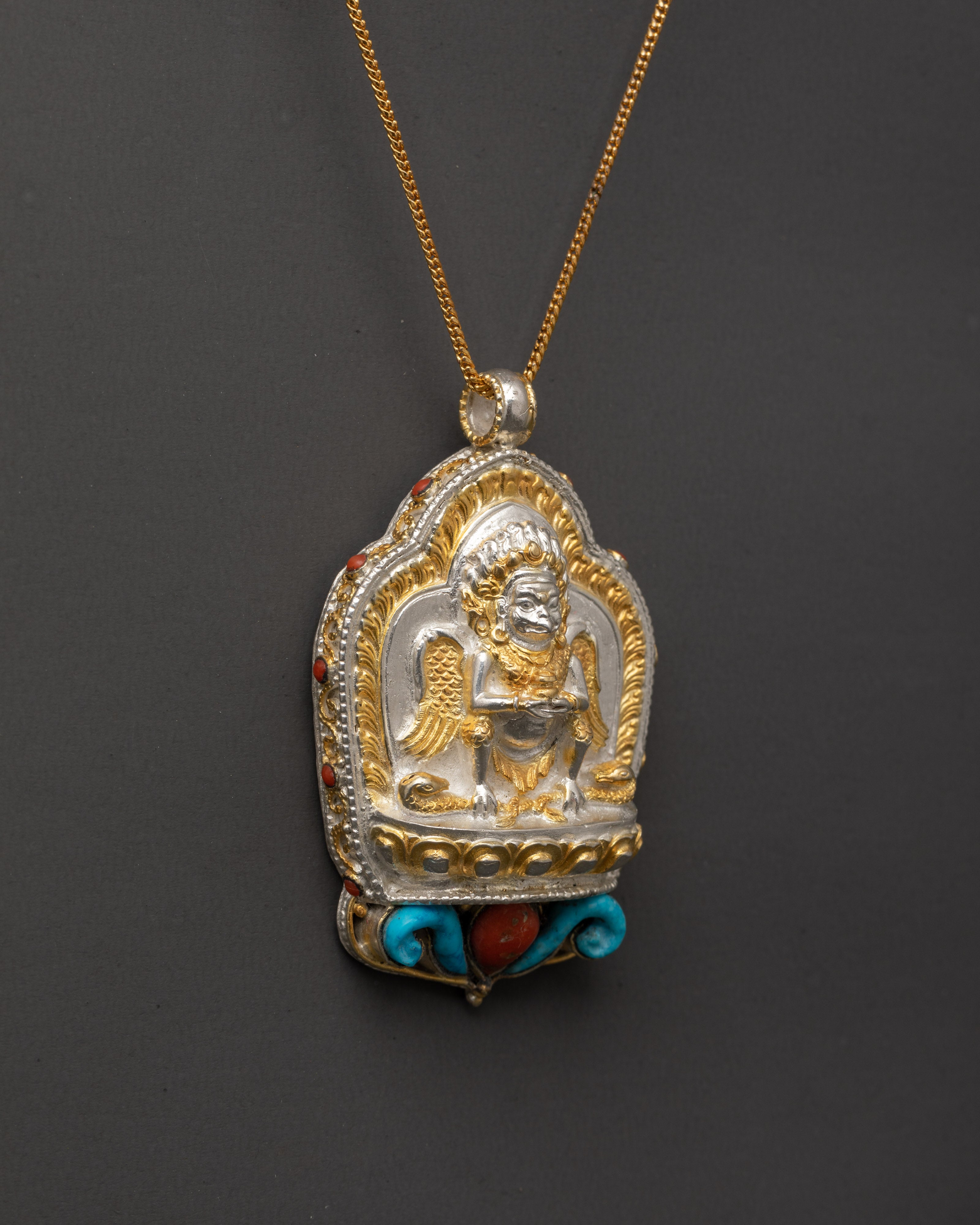 Mythical Bird Garuda Locket | Symbol of Power and Speed