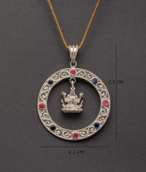 Buddhist Master Locket | A Sacred Symbol of Wisdom