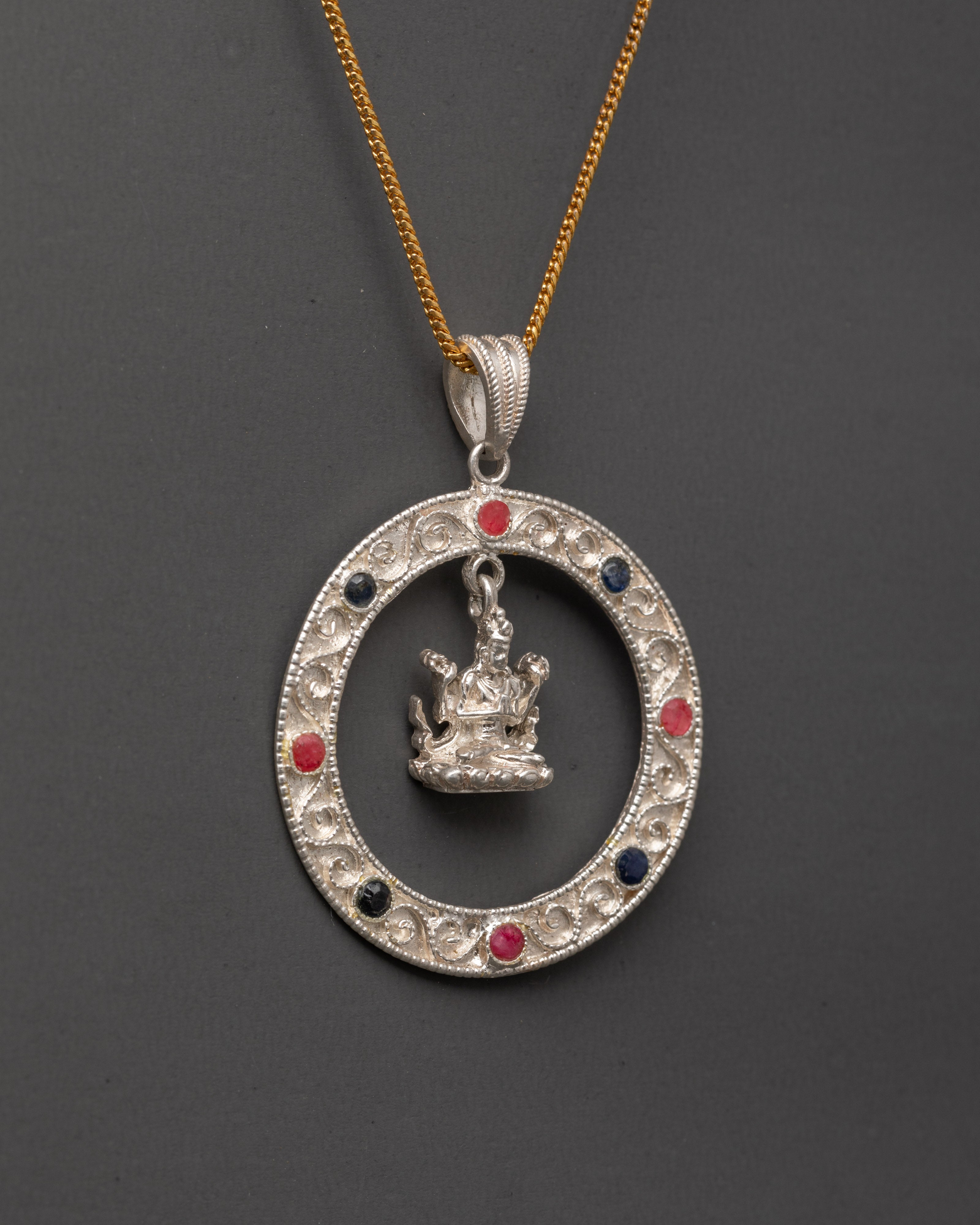 Buddhist Master Locket | A Sacred Symbol of Wisdom