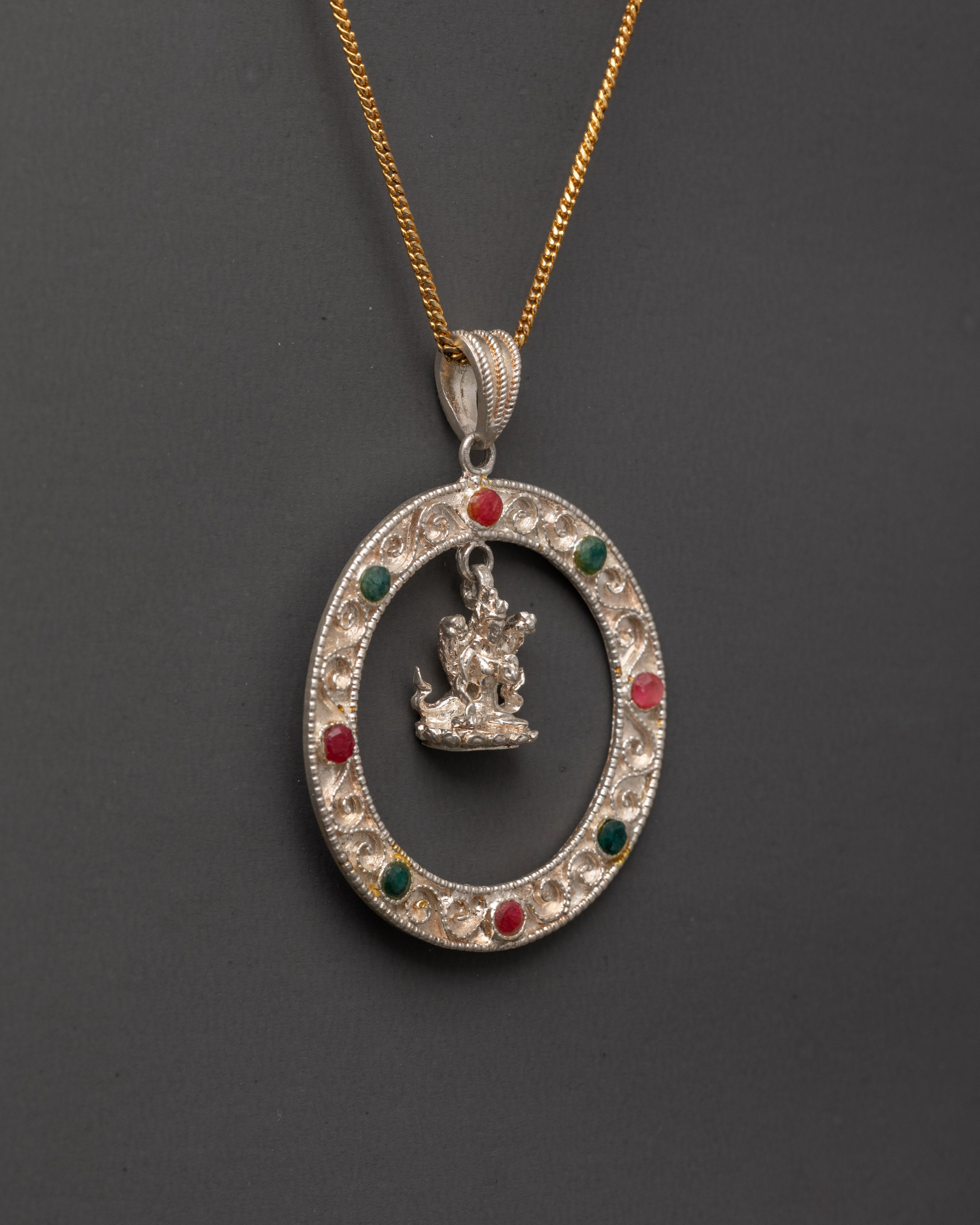 Buddhist Locket Pendant | Sacred Spiritual Jewelry