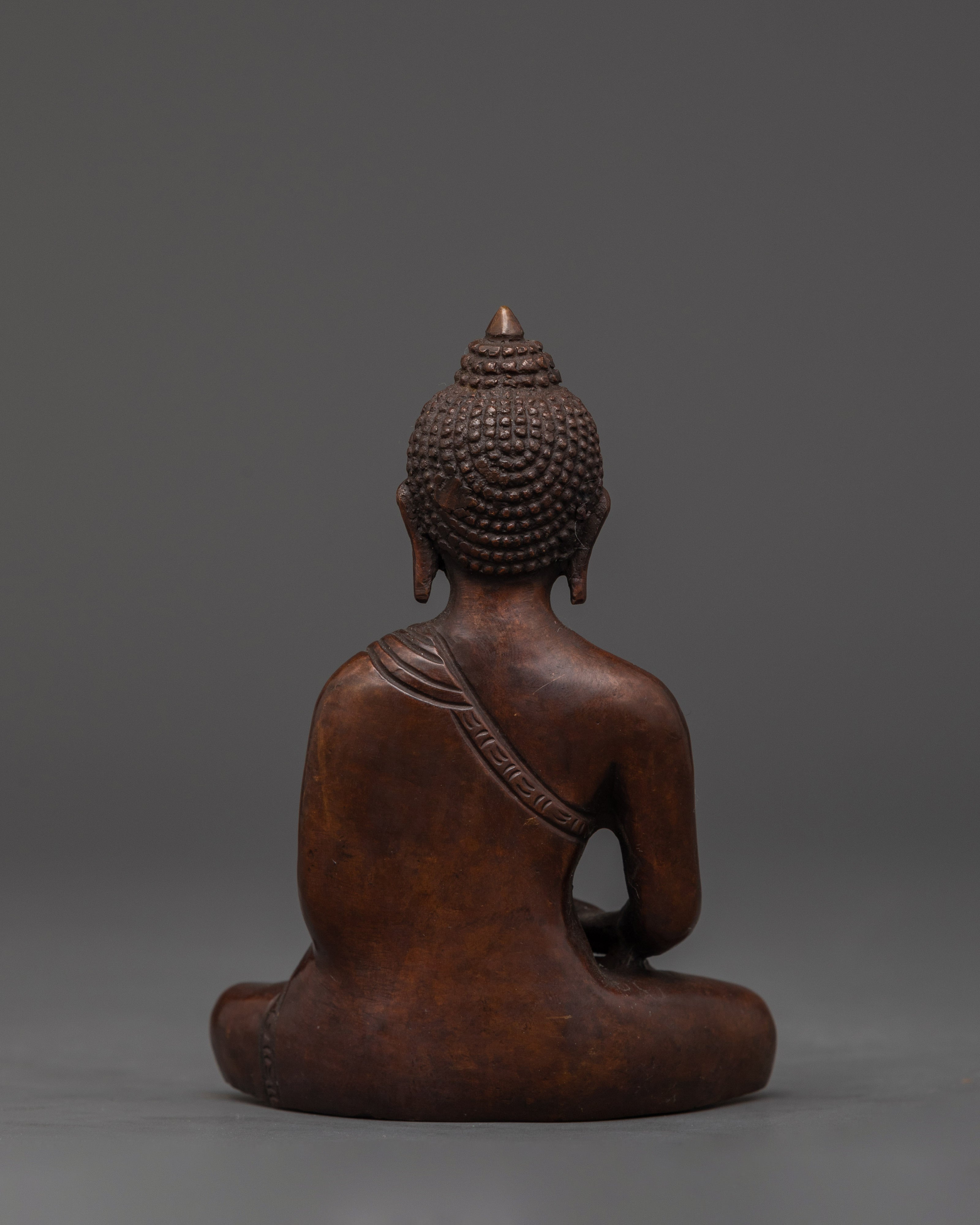 Amitabha Buddha Sculpture | Oxidized Copper Statue