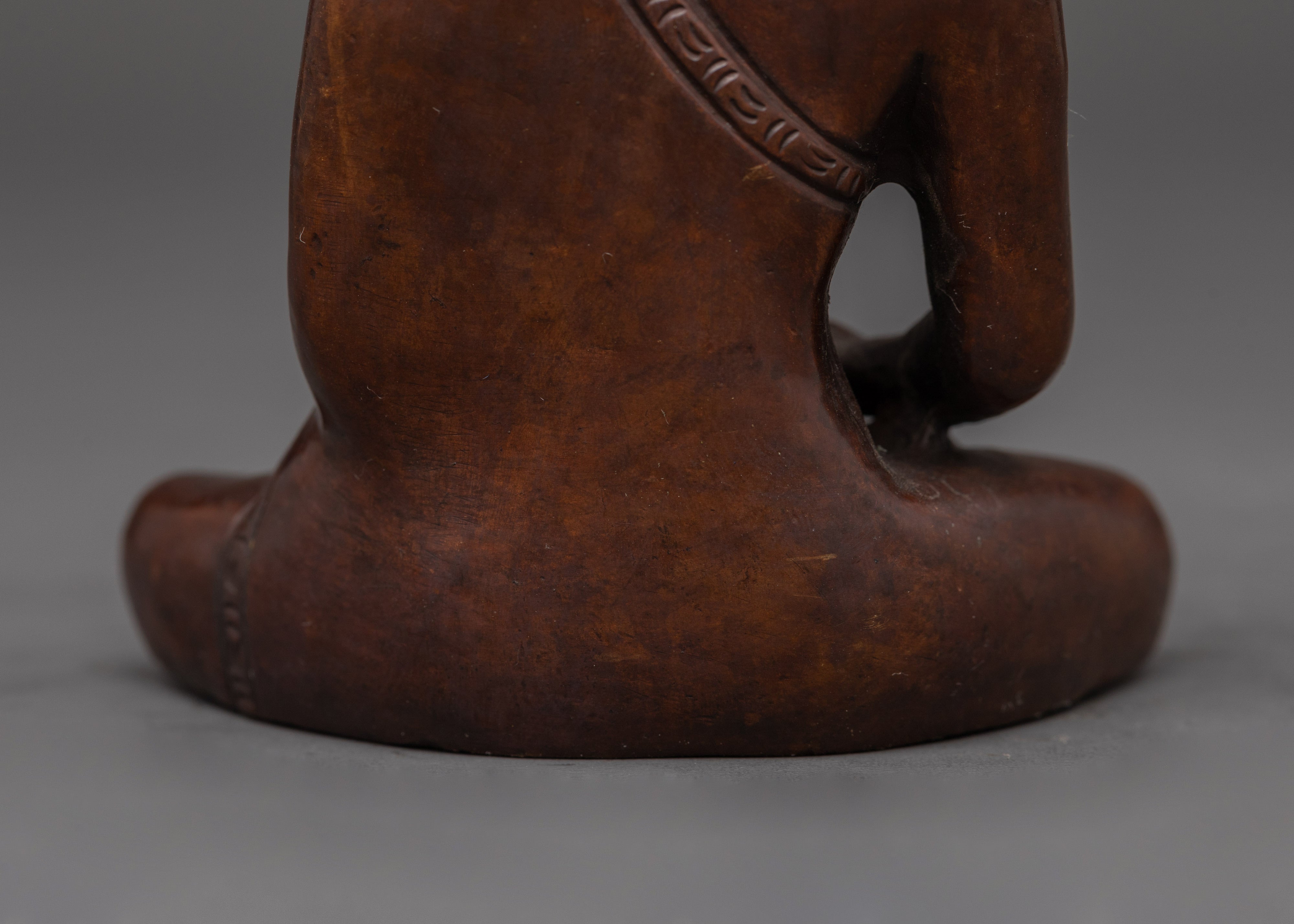 Amitabha Buddha Sculpture | Oxidized Copper Statue