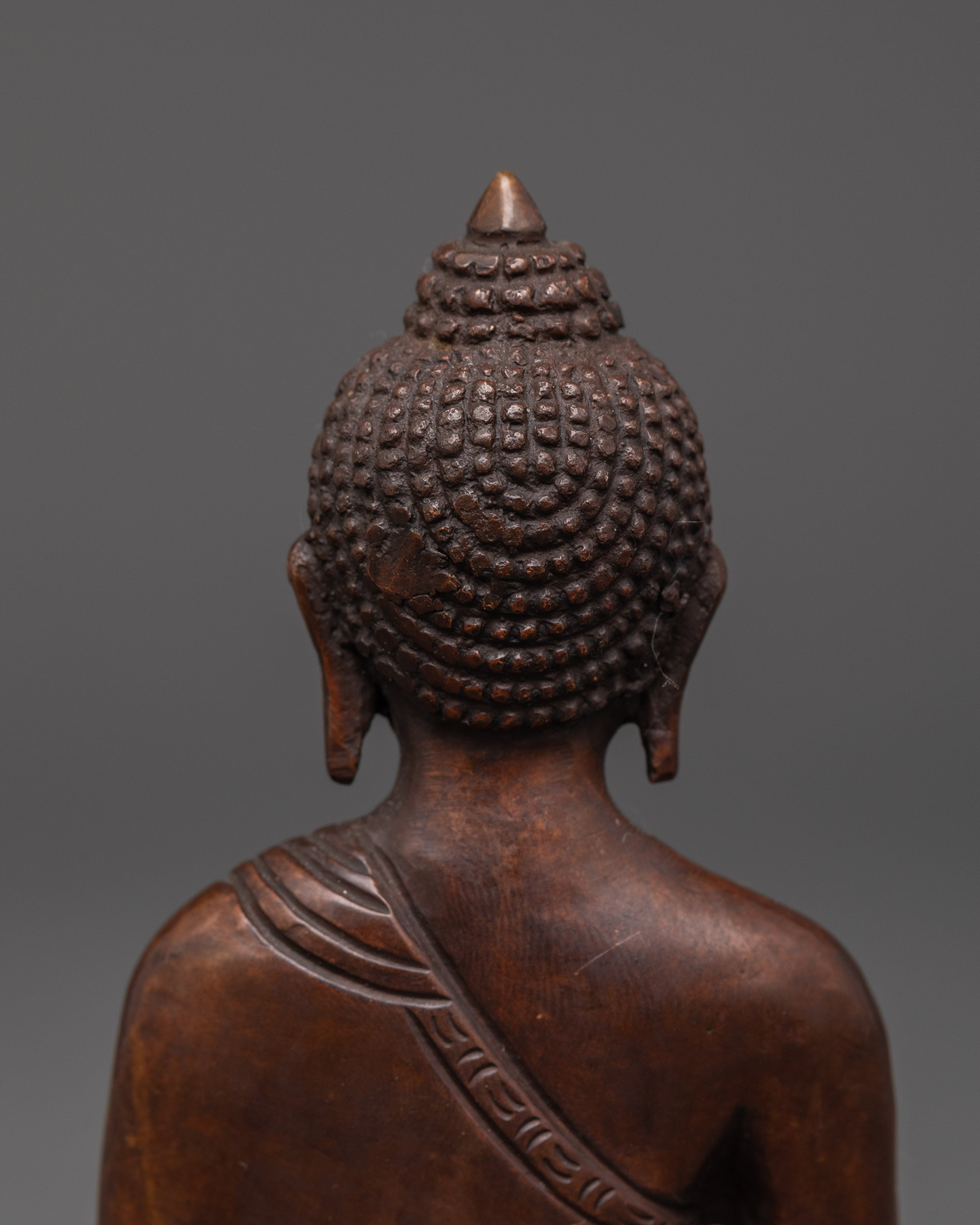 Amitabha Buddha Sculpture | Oxidized Copper Statue