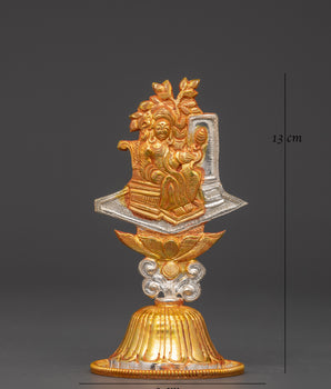 Handcrafted Tibetan King and Queen Symbol Set | Sacred Royal Symbols