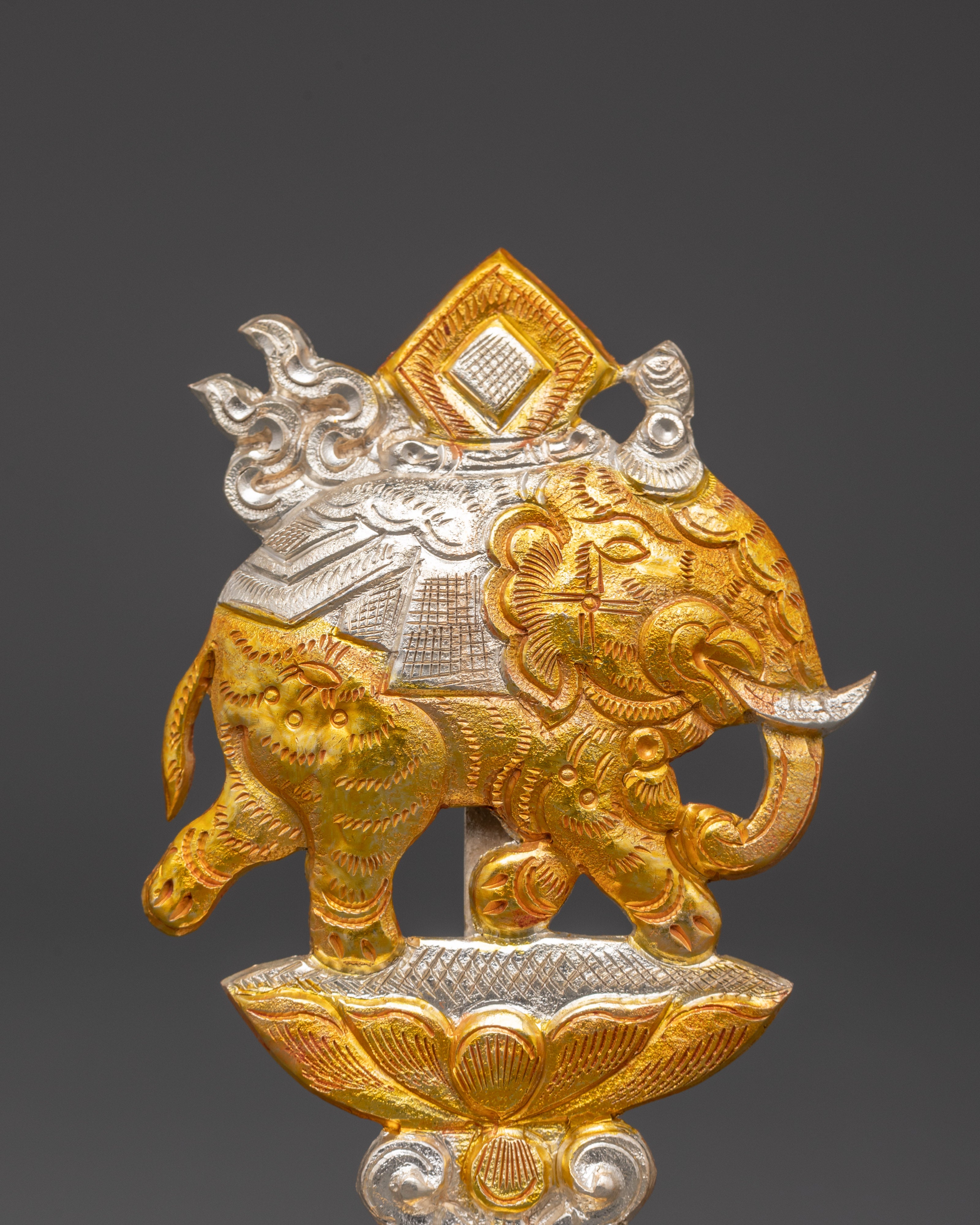 Tibetan King Chakravartin Symbols | Meditation and Altar Decor