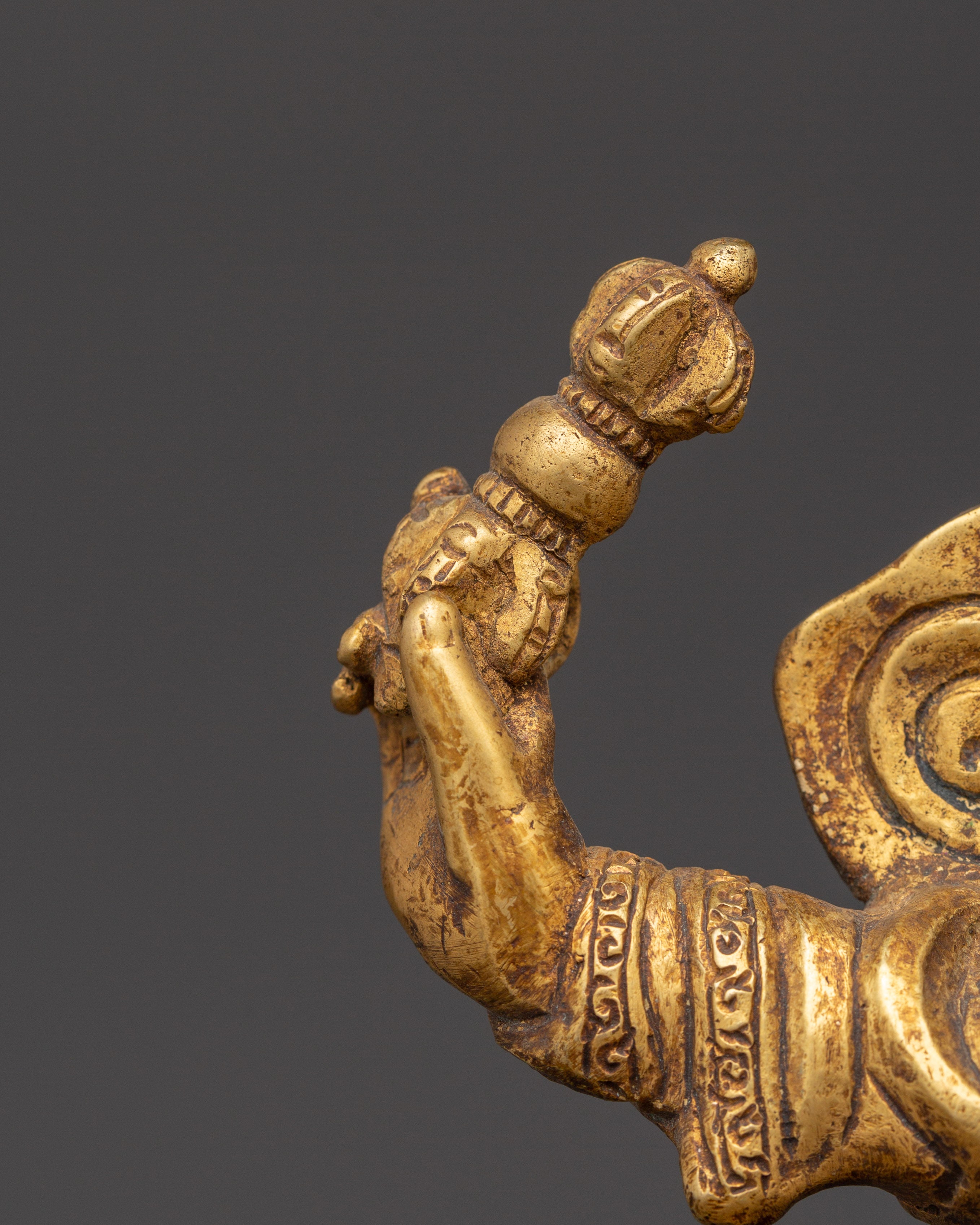 Traditional Tibetan Dorje Legpa Stateu | Fierce Protector Deity
